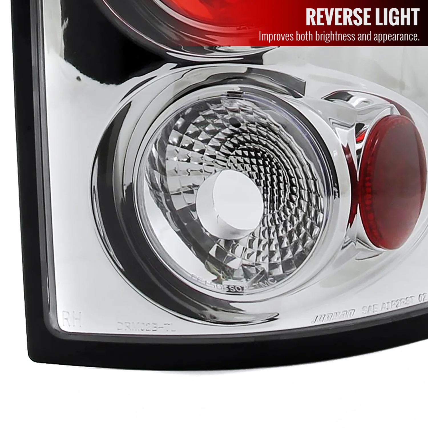 2002-2006 Dodge RAM Tail Lights Chrome Housing/Clear Lens - Image 3