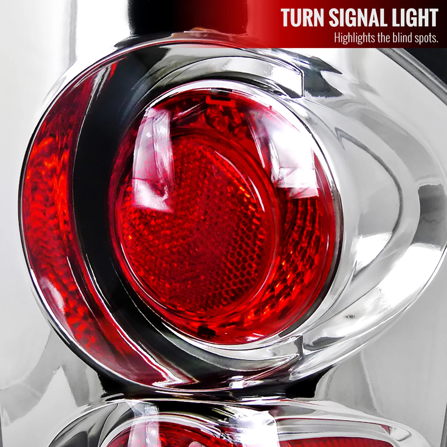 2002-2006 Dodge RAM Tail Lights Chrome Housing/Clear Lens - Image 4
