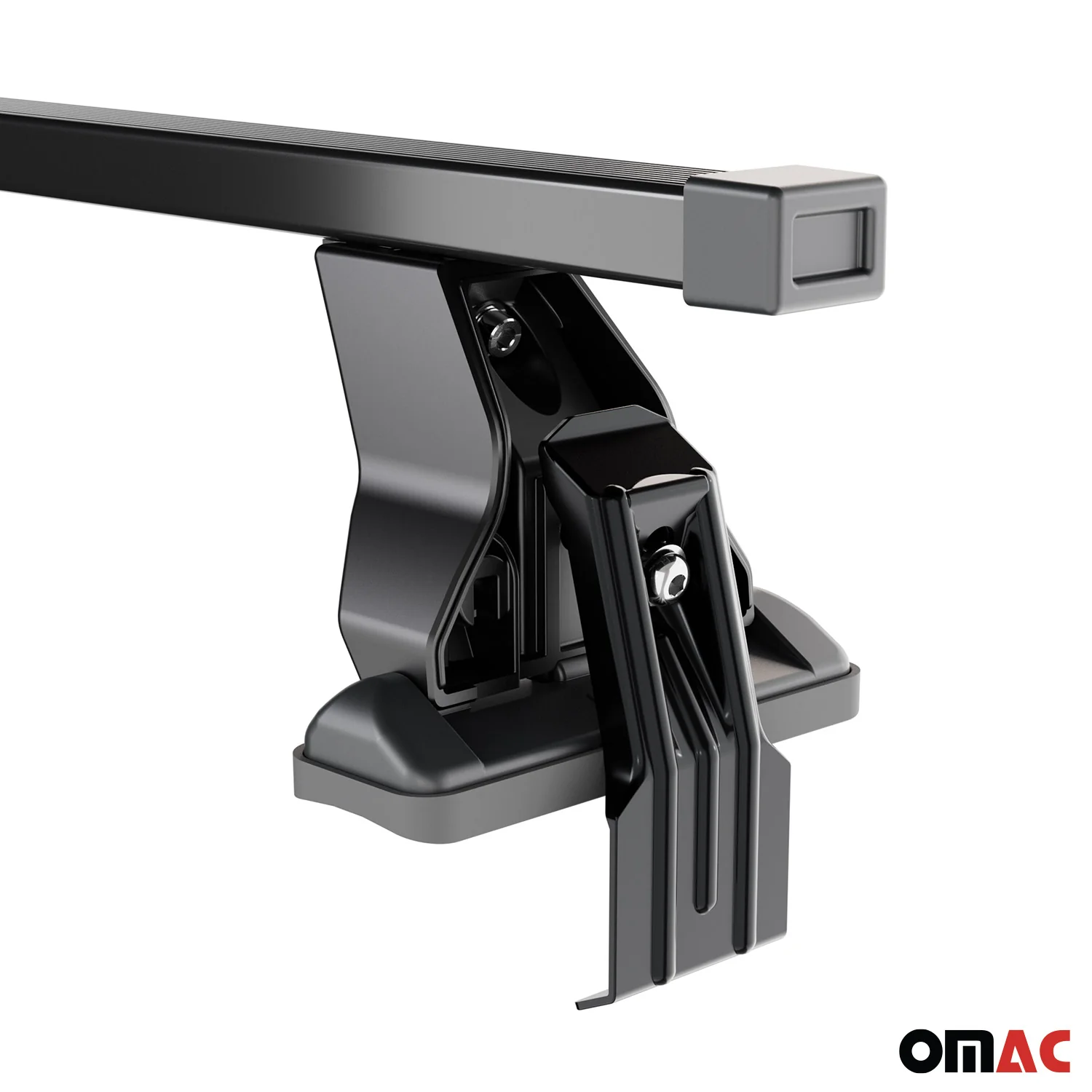 2002-2007 Alfa Romeo 147 Smooth Roof Racks Cross Bars Carrier Black 2Pcs - Image 10