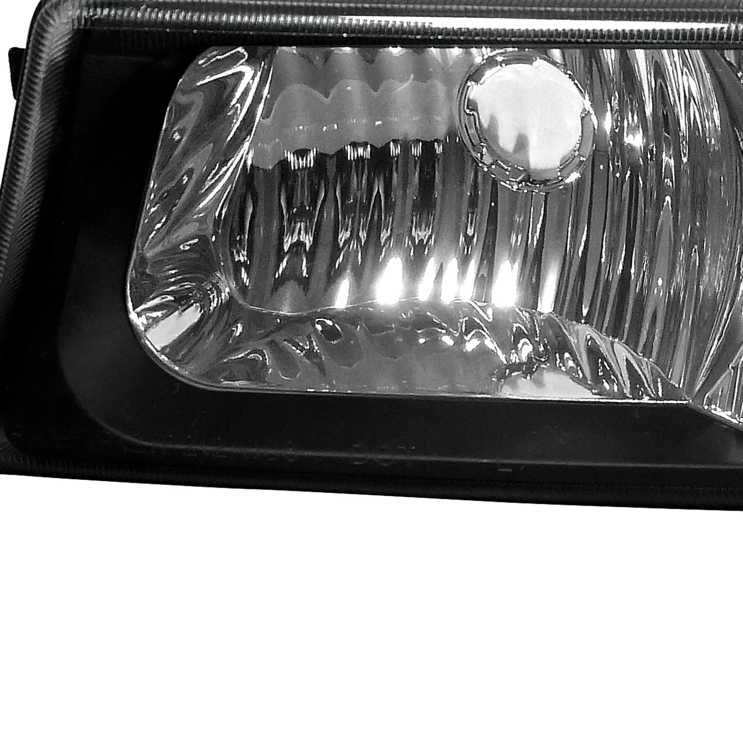2002-2007 Chevy Silverado/Avalanche Bumper Lights Matte Black/Clear Lens - Image 6
