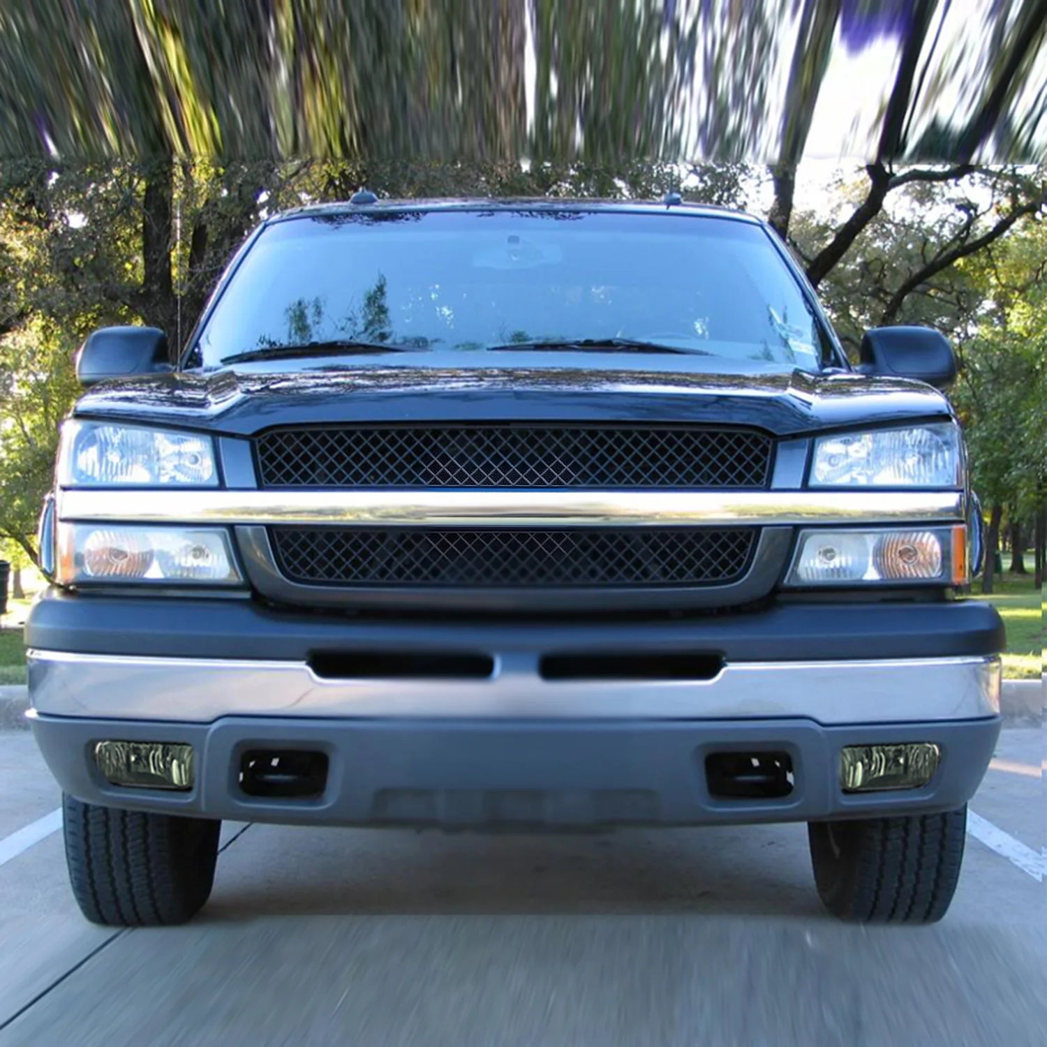 2002-2007 Chevy Silverado/Avalanche H10 Fog Lights Chrome Housing/Smoke Lens - Image 9