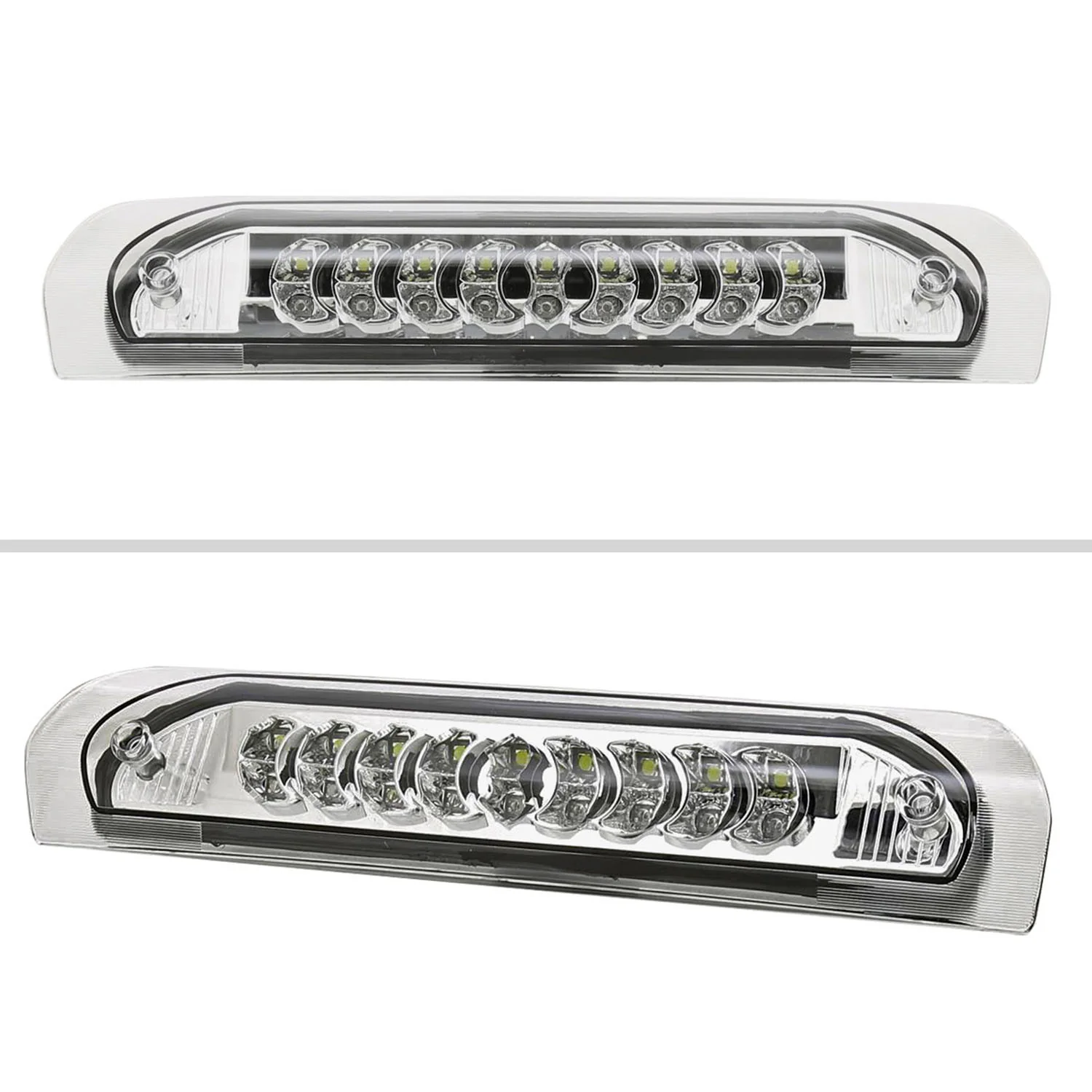 2002-2008 Dodge RAM LED 3rd Brake Light Chrome Housing/Clear Lens - Image 3