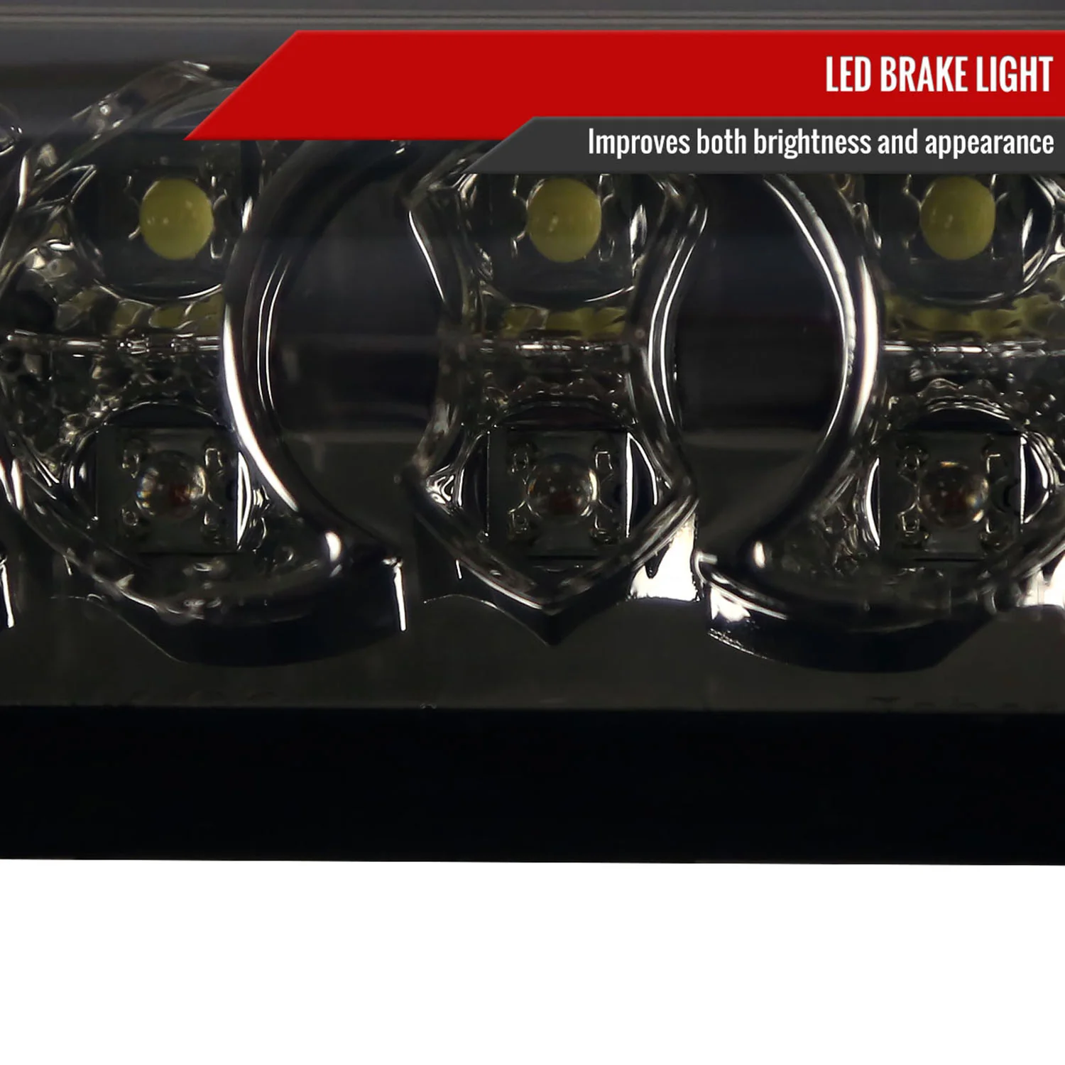 2002-2008 Dodge RAM LED 3rd Brake Light Chrome Housing/Smoke Lens - Image 4