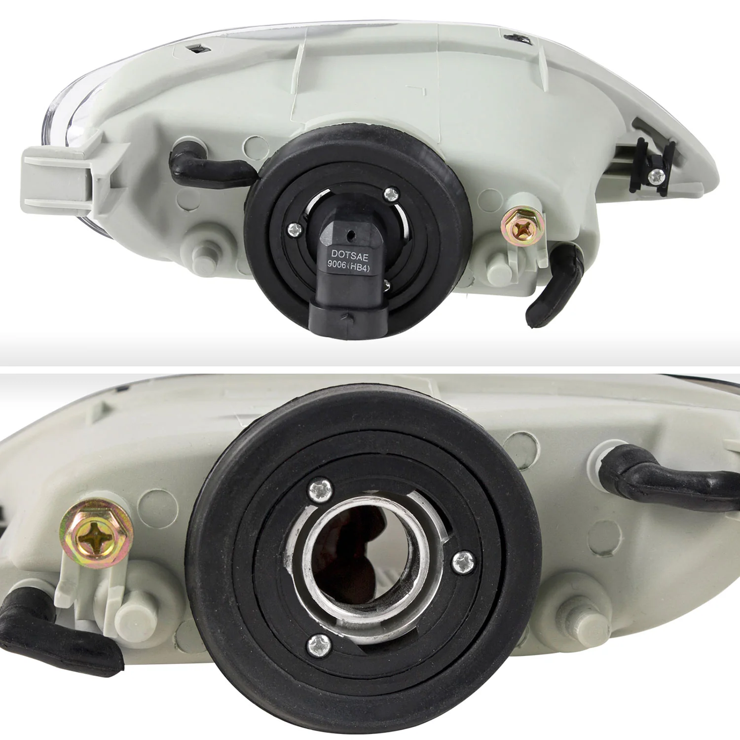 2002-2008 Toyota Solara/Camry/Corolla 9006 Fog Lights Kit Chrome/Smoke Lens - Image 7