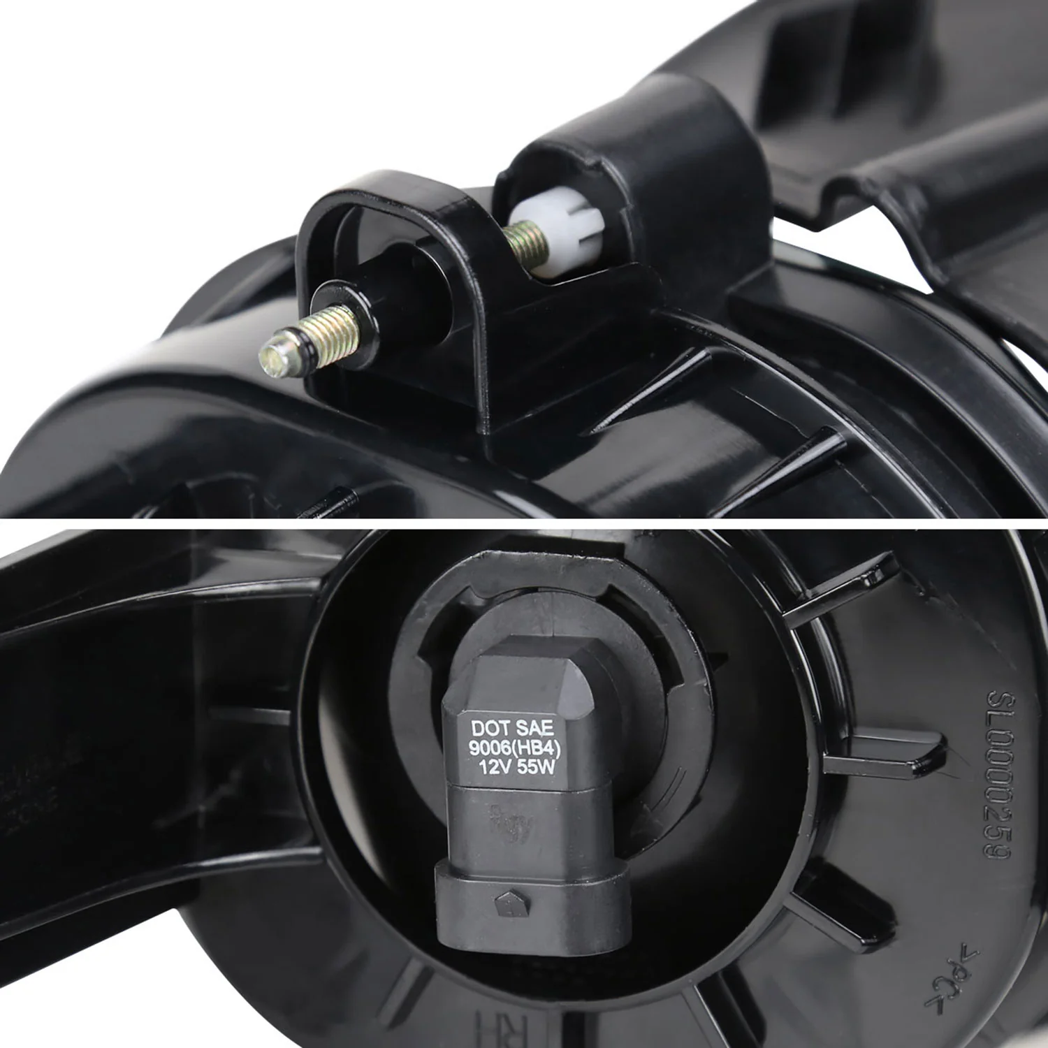 2002-2009 Dodge RAM 1500/2500/3500 9006 Fog Lights Chrome Housing/Clear Lens - Image 5