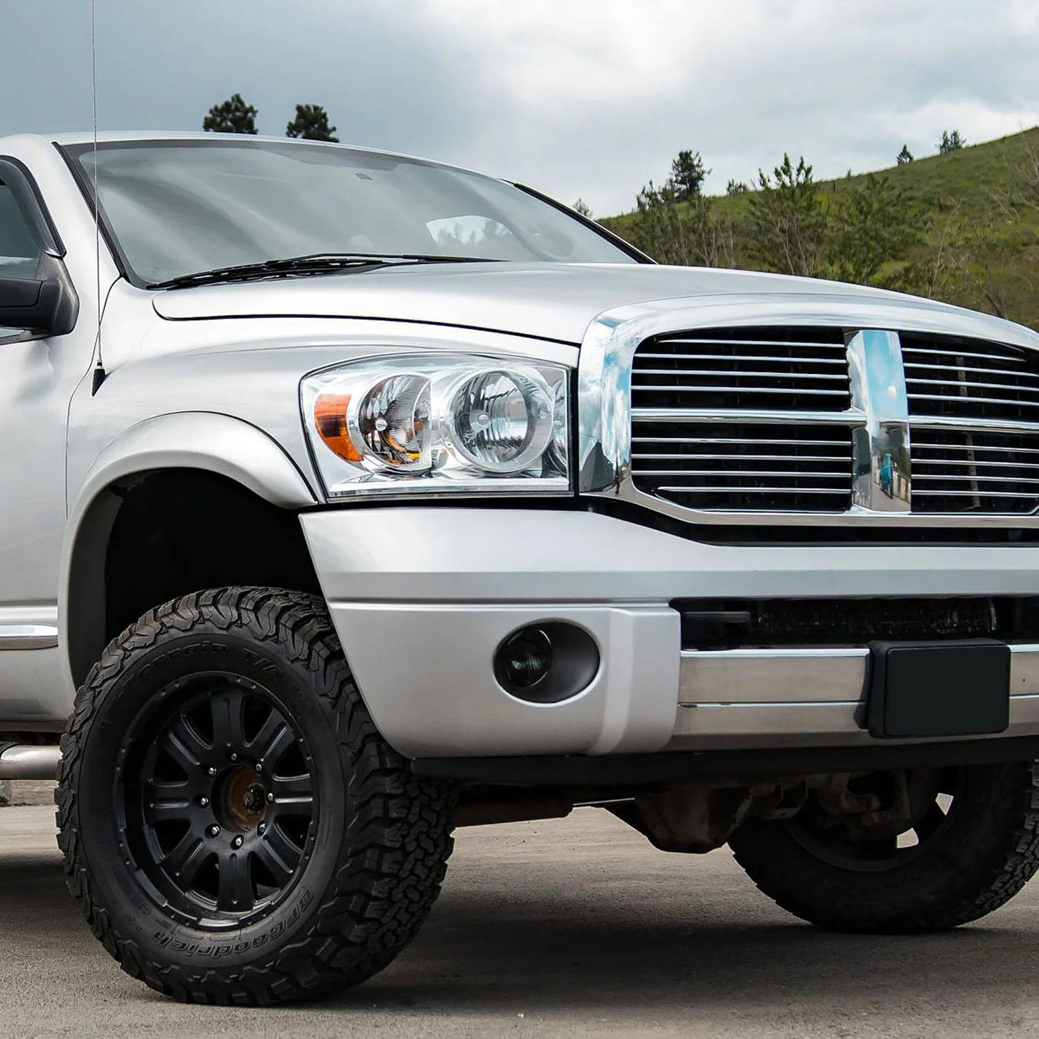 2002-2009 Dodge RAM 1500/2500/3500 9006 Fog Lights Chrome Housing/Smoke Lens - Image 10