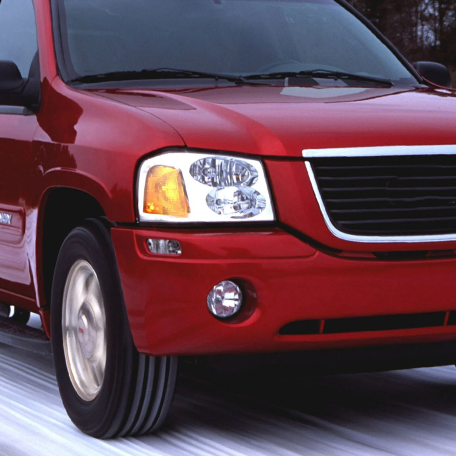 2002-2009 GMC Envoy 12V/27W Fog Lights Chrome Housing/Clear Lens - Image 8