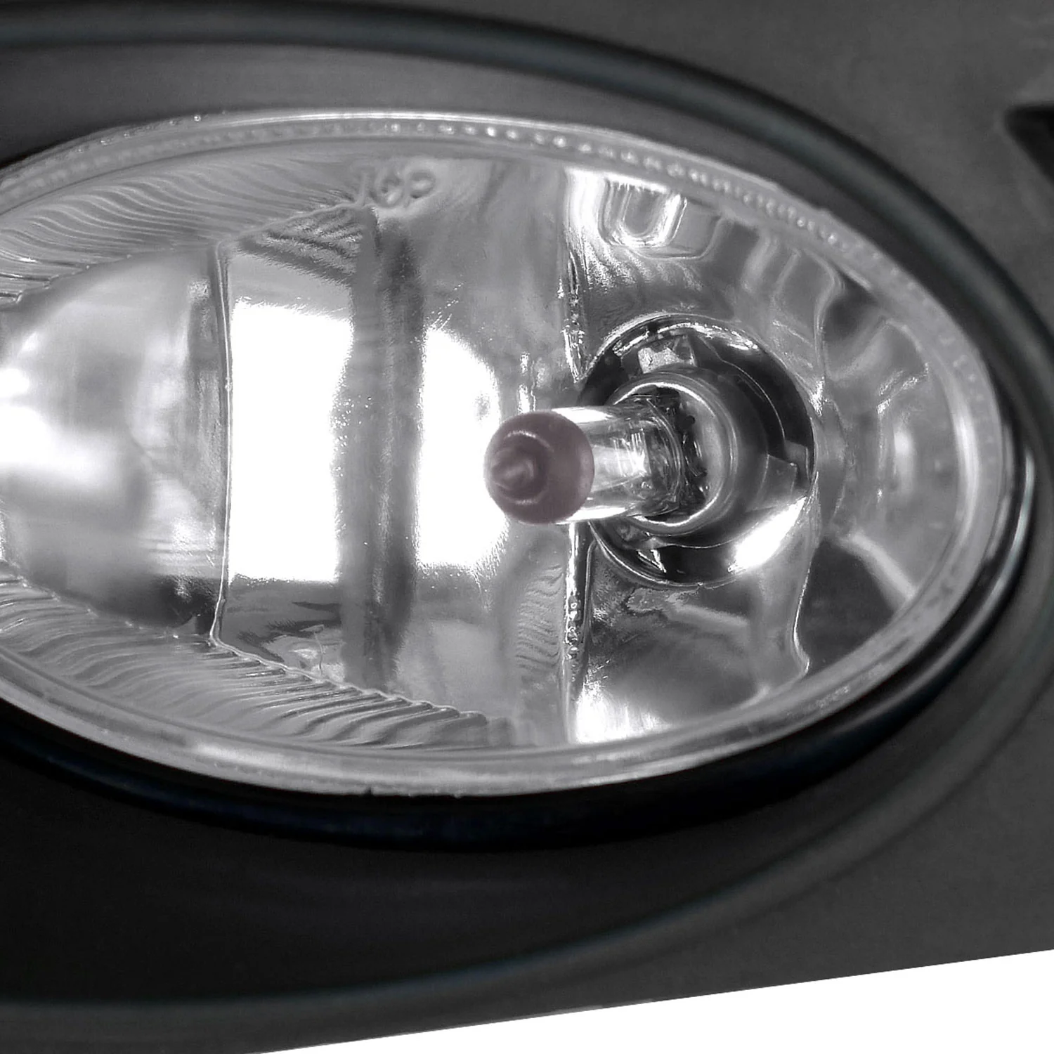 2003-2005 Honda Accord Coupe H11 Fog Lights Kit Chrome Housing/Clear Lens - Image 3
