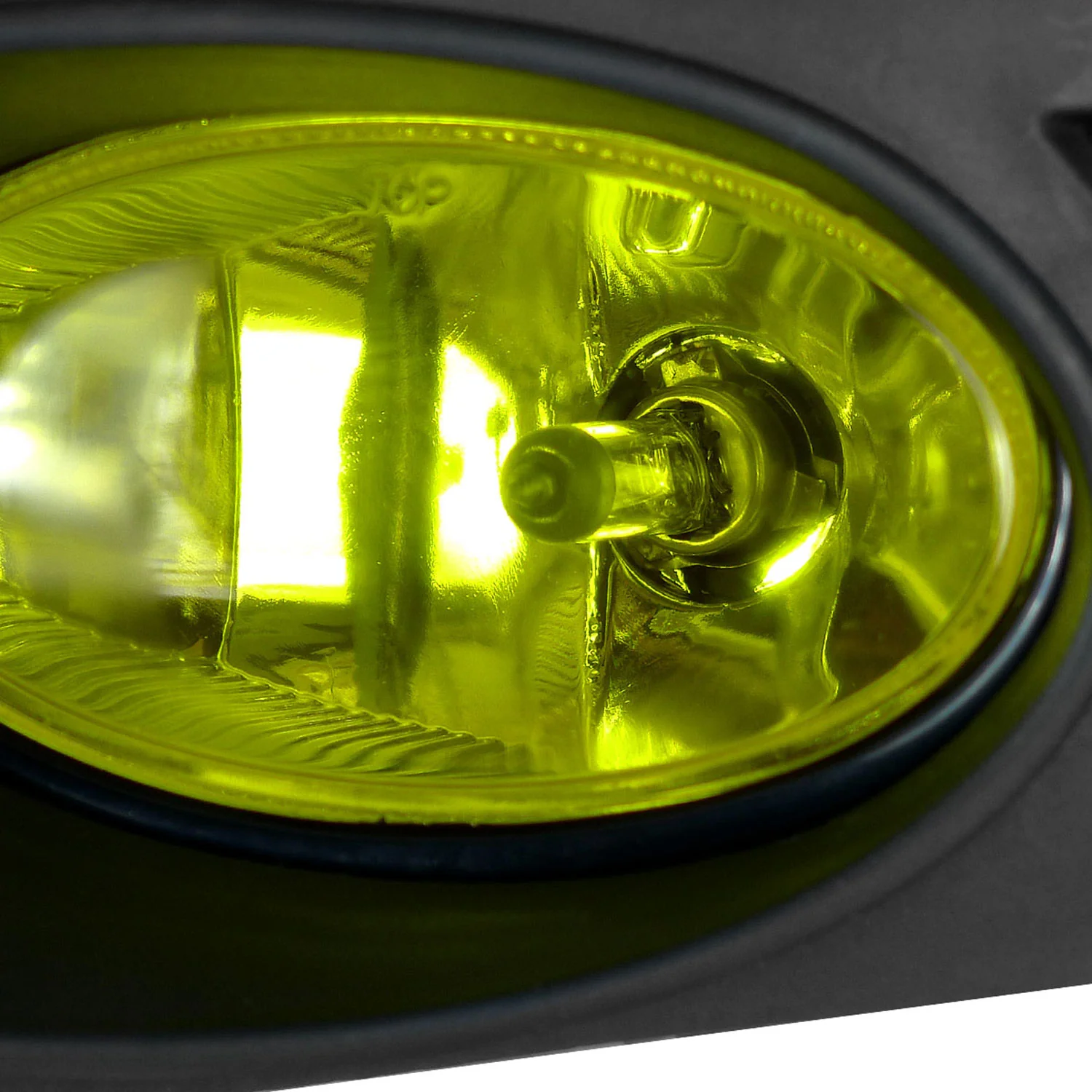 2003-2005 Honda Accord Coupe H11 Fog Lights Kit Chrome Housing/Yellow Lens - Image 3