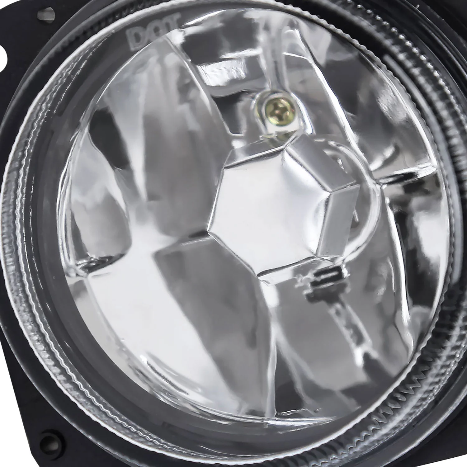 2003-2005 Mazda 6 Sedan H3 Halo Ring Fog Lights Kit Chrome/Clear Lens - Image 3