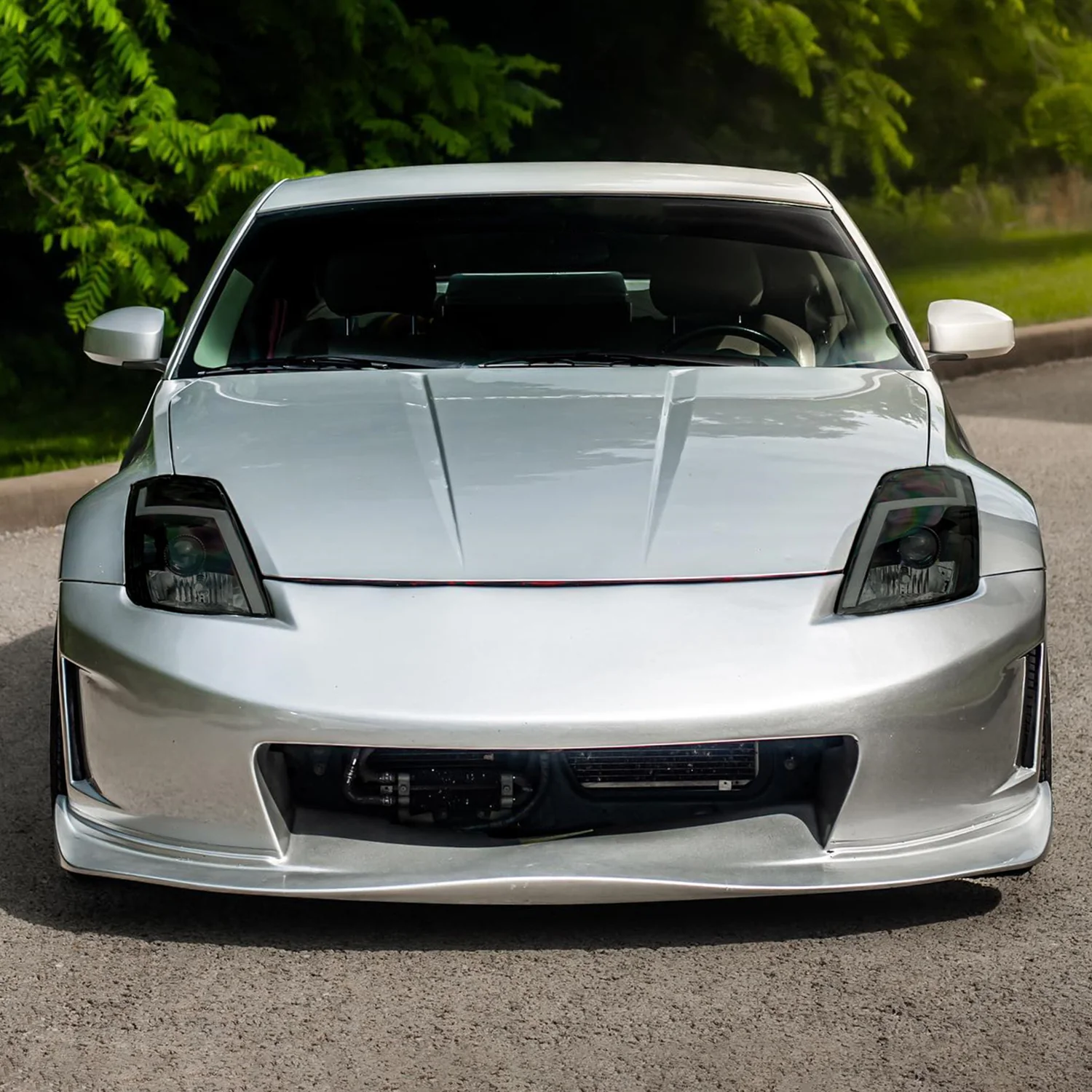 2003-2005 Nissan 350Z Turn Signal Animated LED Bar Projector Headlights Smoke - Image 10