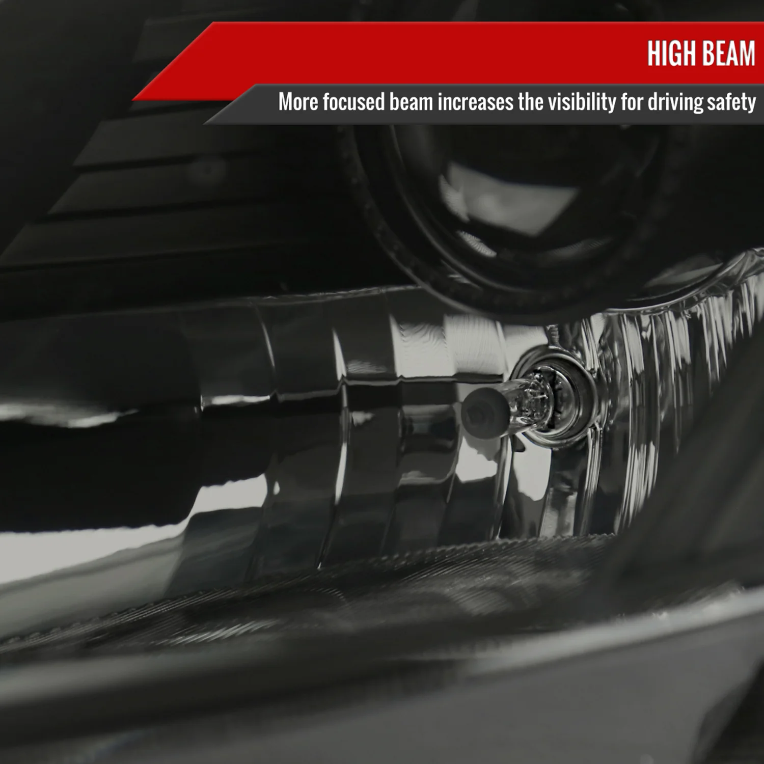 2003-2005 Nissan 350Z Turn Signal Animated LED Bar Projector Headlights Smoke - Image 5