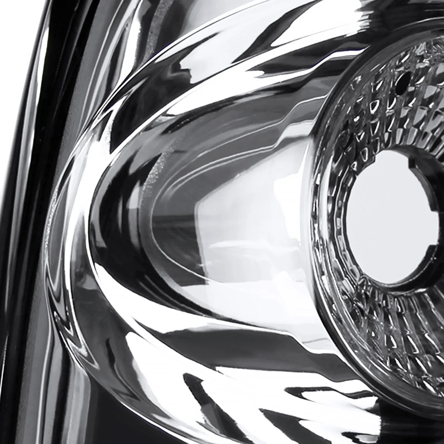 2003-2006 Chevrolet Silverado Tail Lights Chrome Housing/Clear Lens - Image 6
