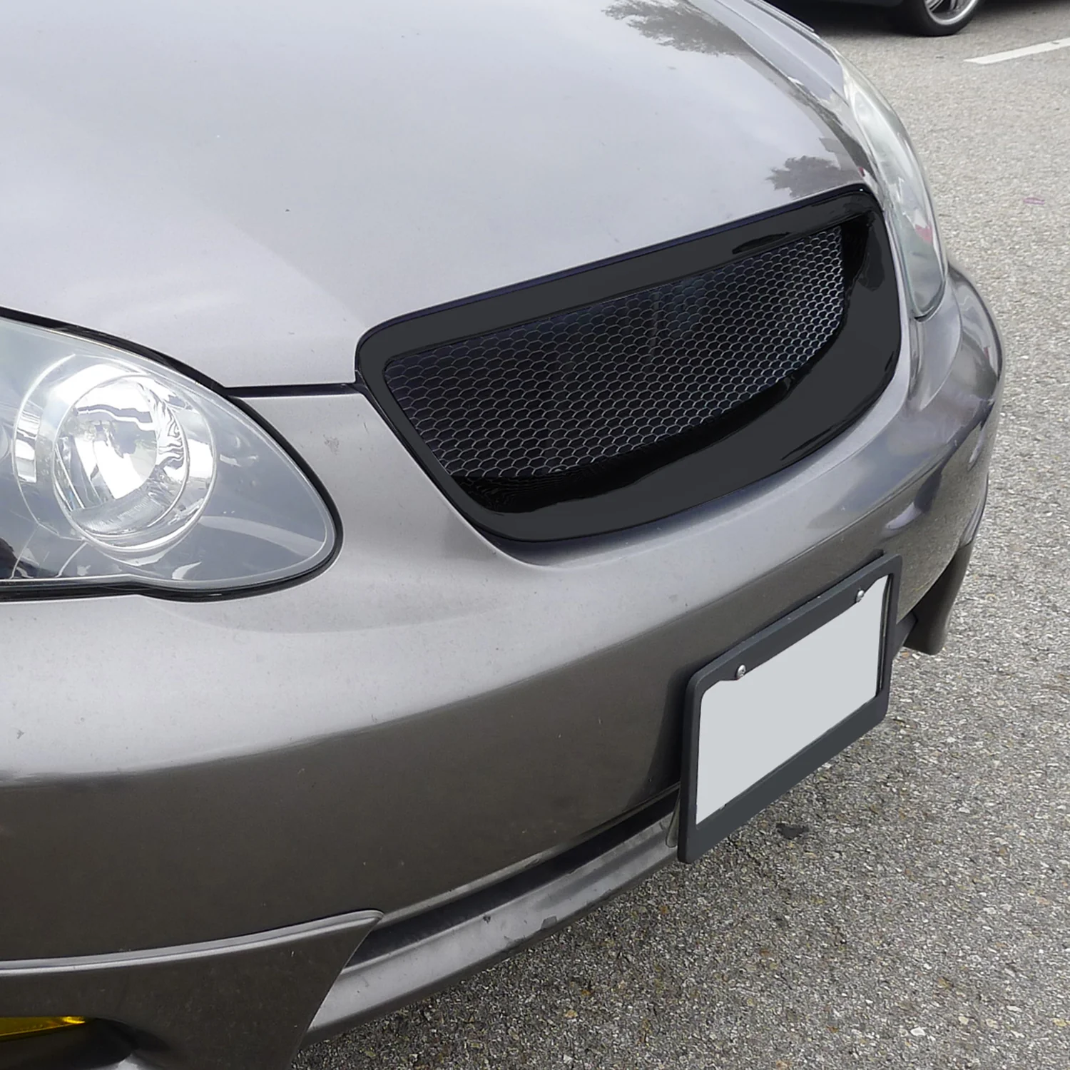 2003-2008 Toyota Corolla Black ABS Mesh Grille - Image 8