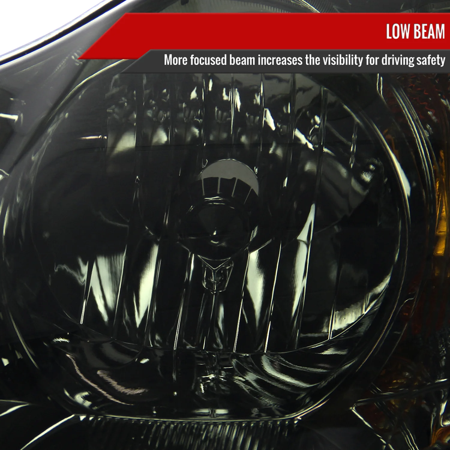 2003-2008 Toyota Corolla Factory Style Headlights Chrome Housing/Smoke Lens - Image 3