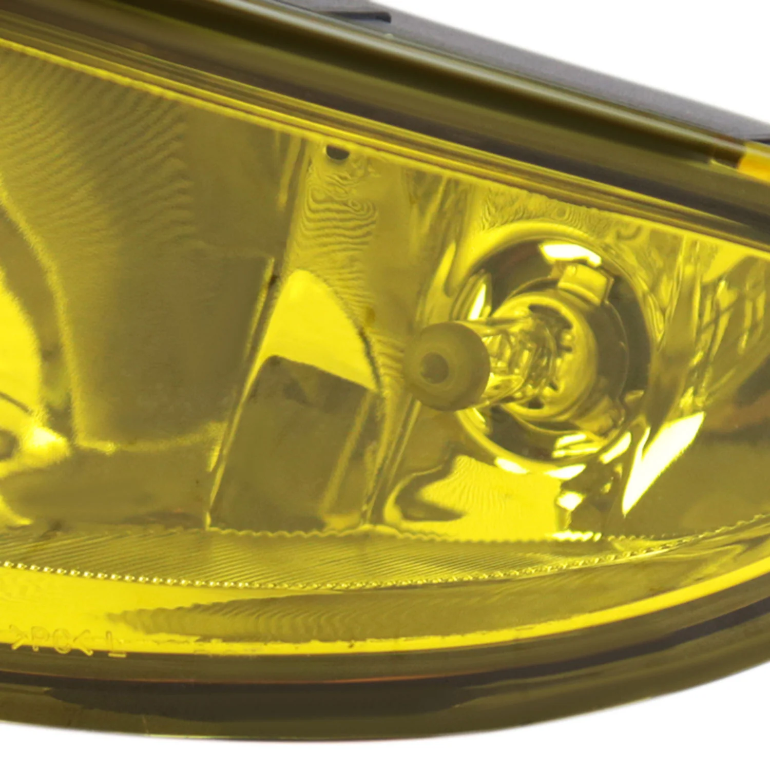2004-2005 Honda Civic Coupe/Sedan H8 Fog Lights Kit Chrome/Yellow Lens - Image 2