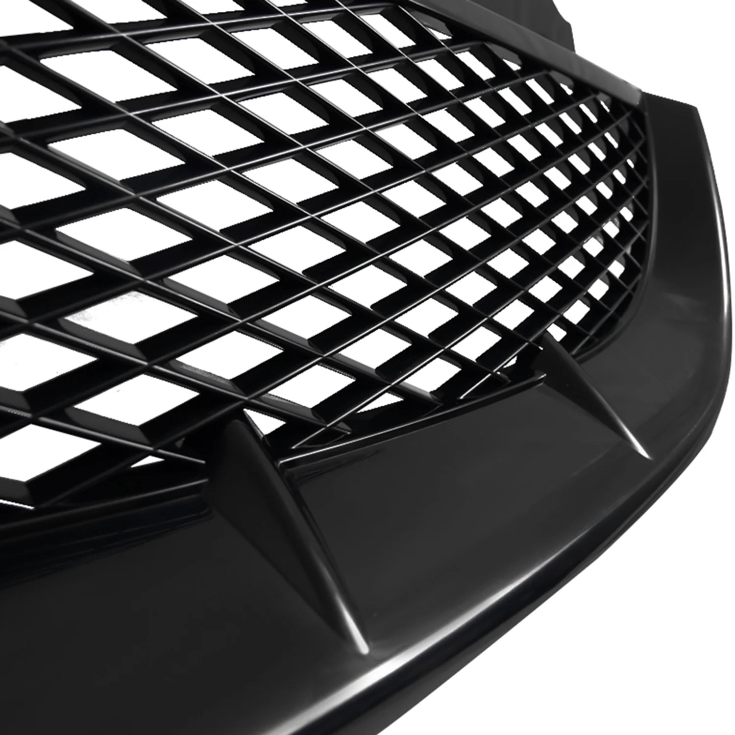 2004-2005 Honda Civic Coupe/Sedan TR Style Black ABS Mesh Grille - Image 5