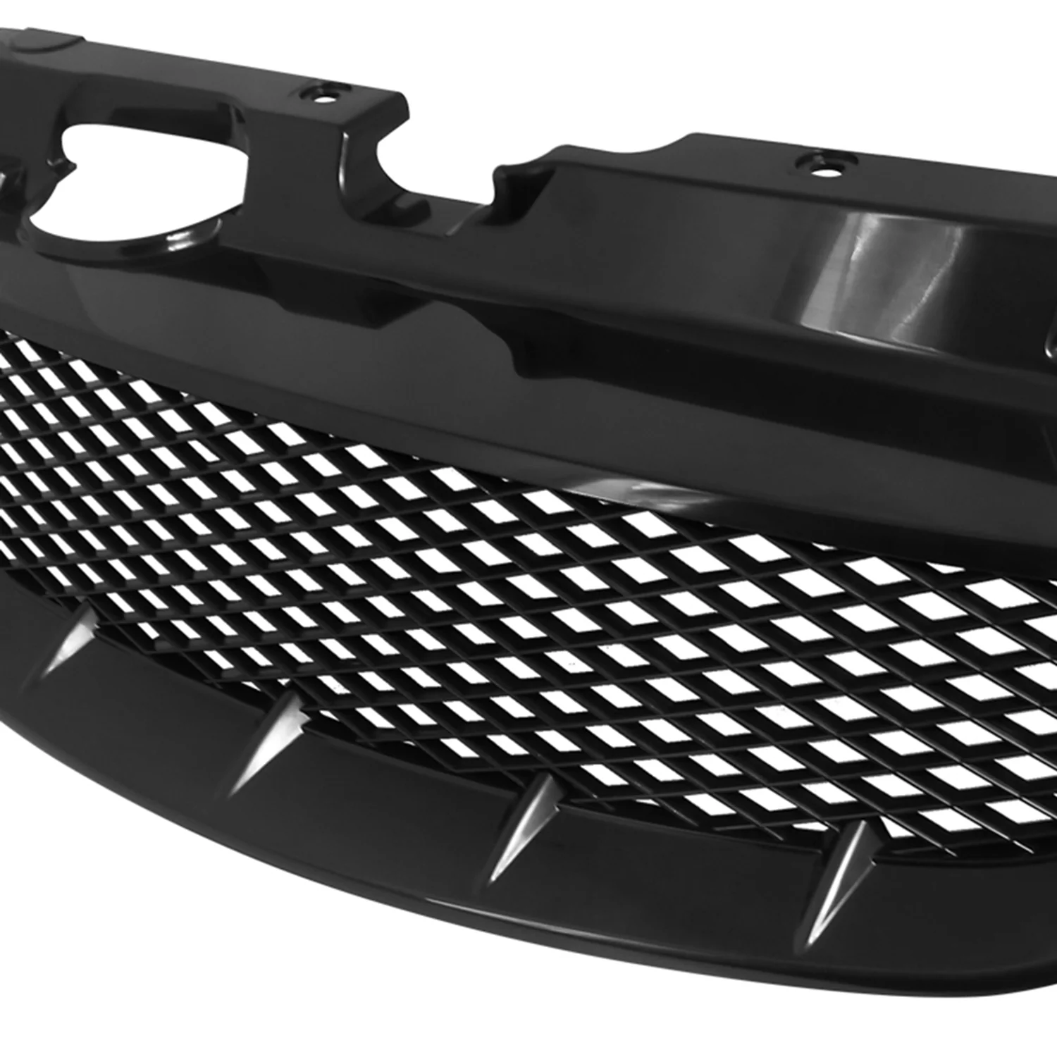 2004-2005 Honda Civic Coupe/Sedan TR Style Black ABS Mesh Grille - Image 6