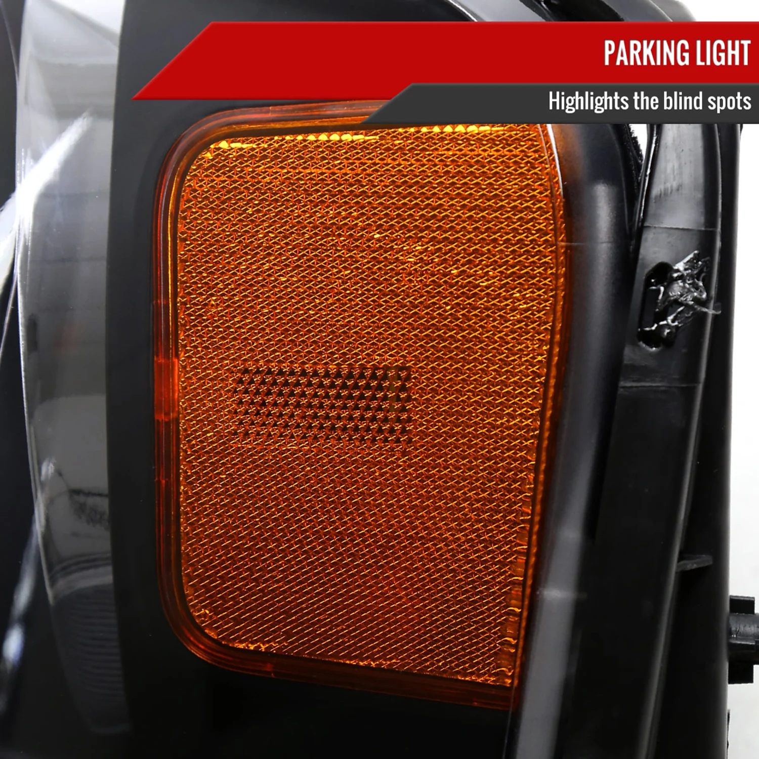 2004-2008 Ford F-150/ 2006-2008 Lincoln Mark LT Factory Headlights Matt Black - Image 5