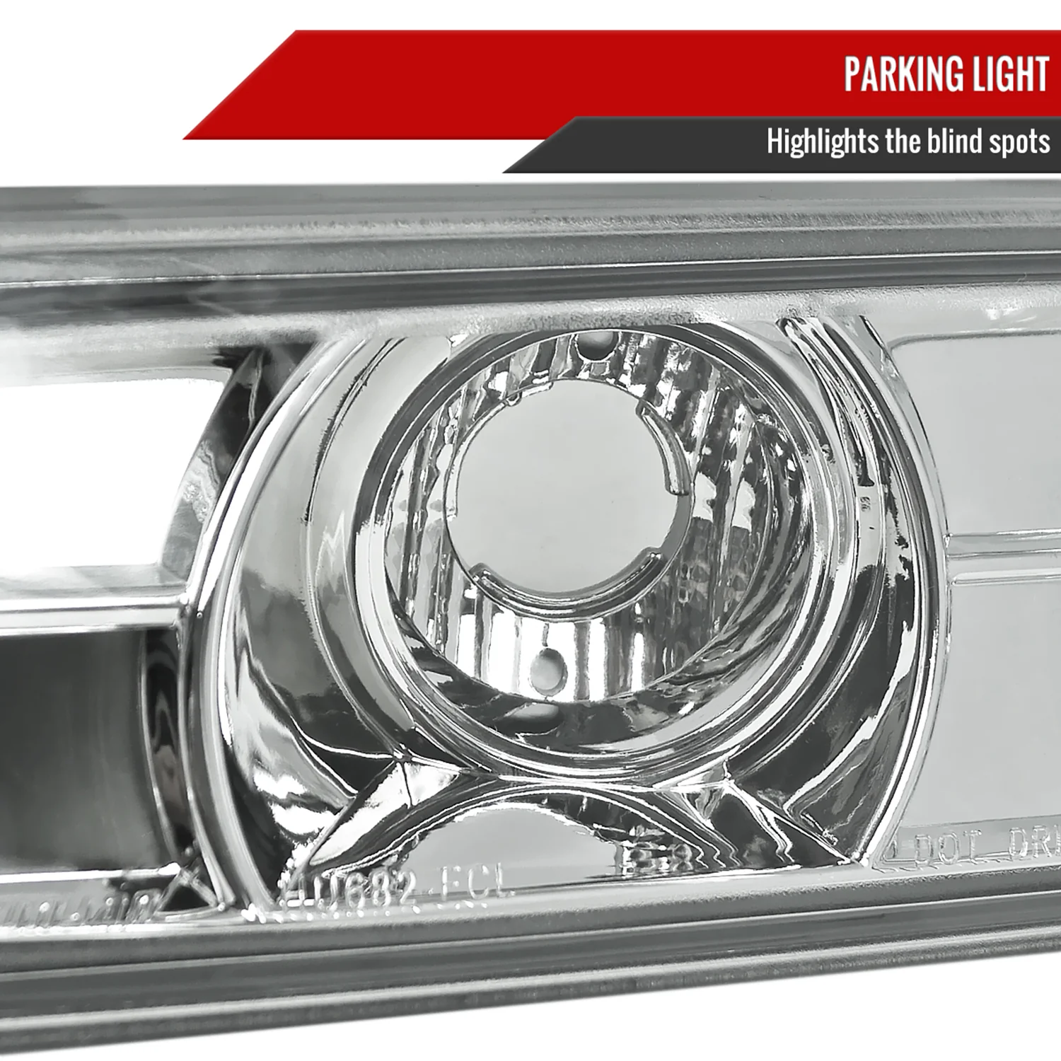 2004-2012 Chevy Colorado GMC Canyon Corner Lights Chrome Housing/Clear Lens - Image 3