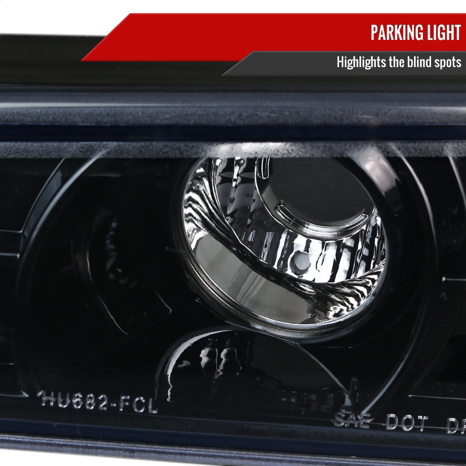 2004-2012 Chevy Colorado / GMC Canyon Corner Lights Glossy Black/Smoke Lens - Image 3