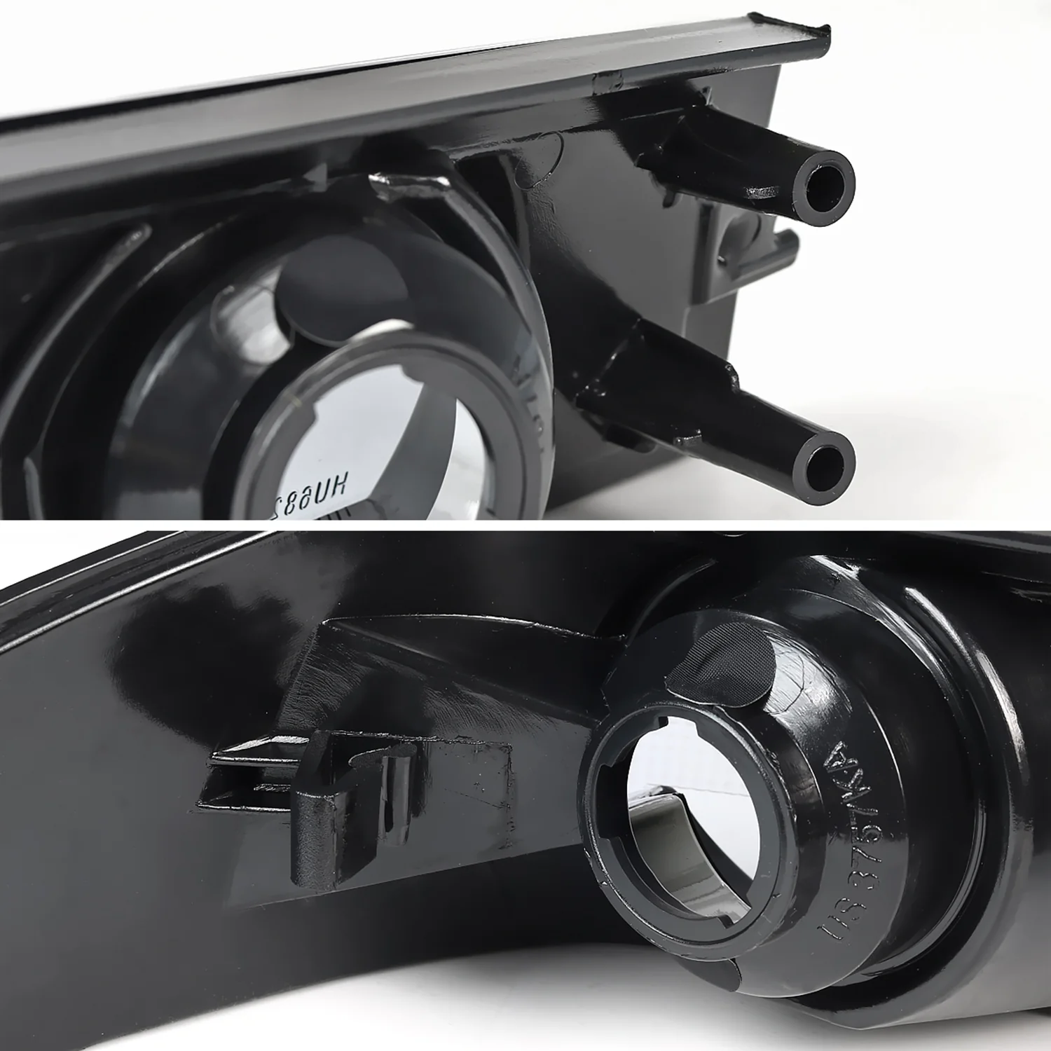 2004-2012 Chevy Colorado GMC Canyon Corner Lights Jet Black/Clear Lens - Image 6