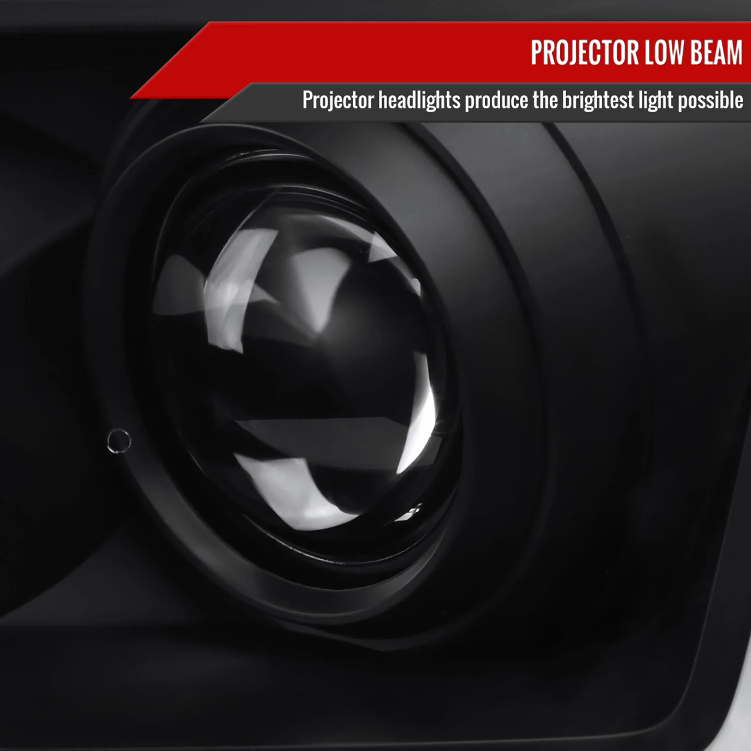 2004-2015 Nissan Titan / 04-2007 Armada LED C-Bar Headlights Signal Black - Image 3