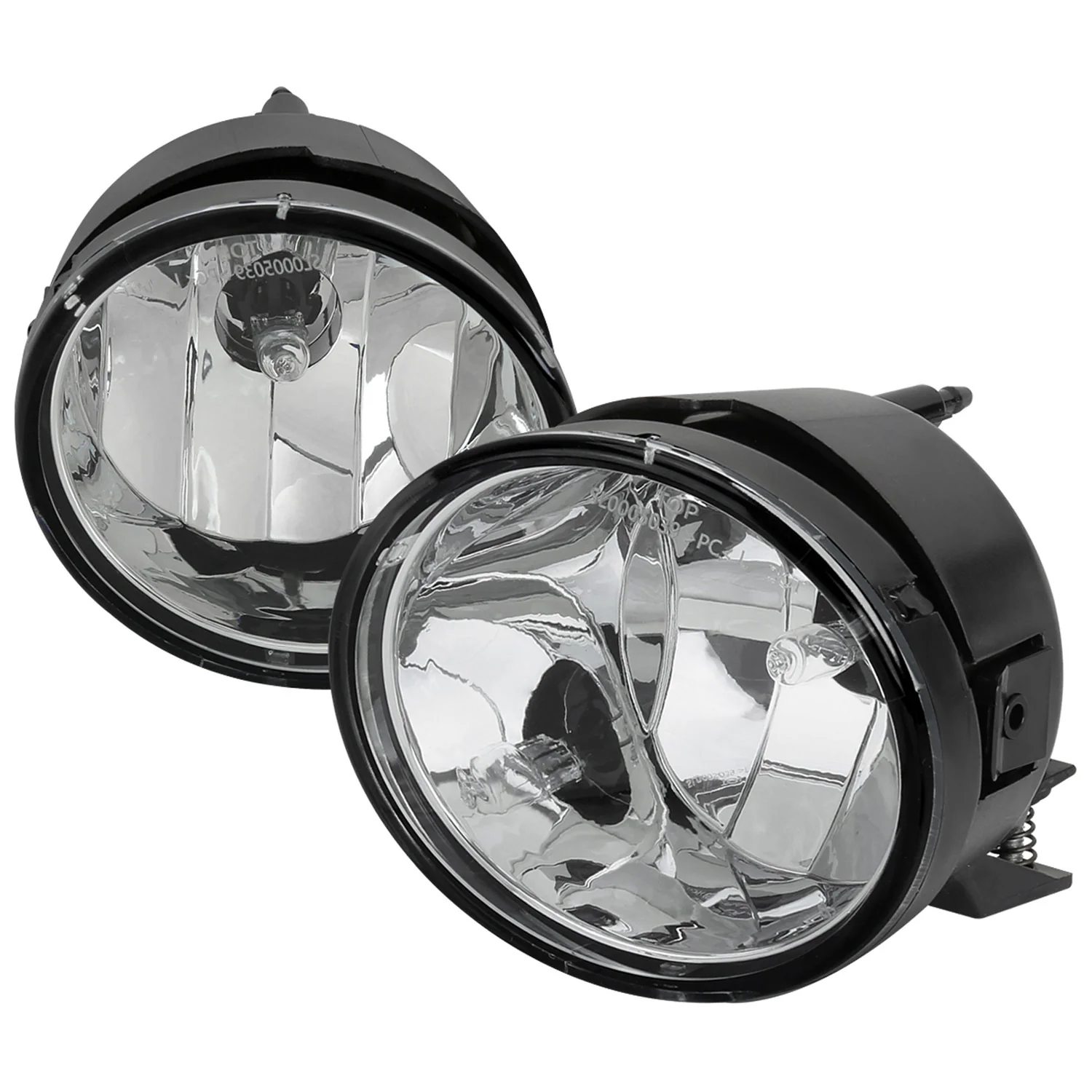 2004-2015 Nissan Titan/ 2005-2007 Armada Bumper Fog Lights Chrome/Clear Lens