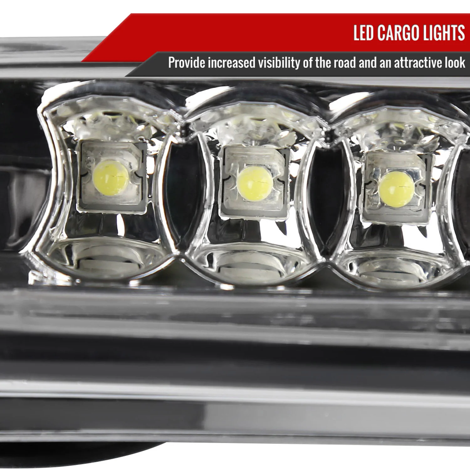 2004-2015 Nissan Titan LED 3rd Brake Light Chrome Housing/Clear Lens - Image 3