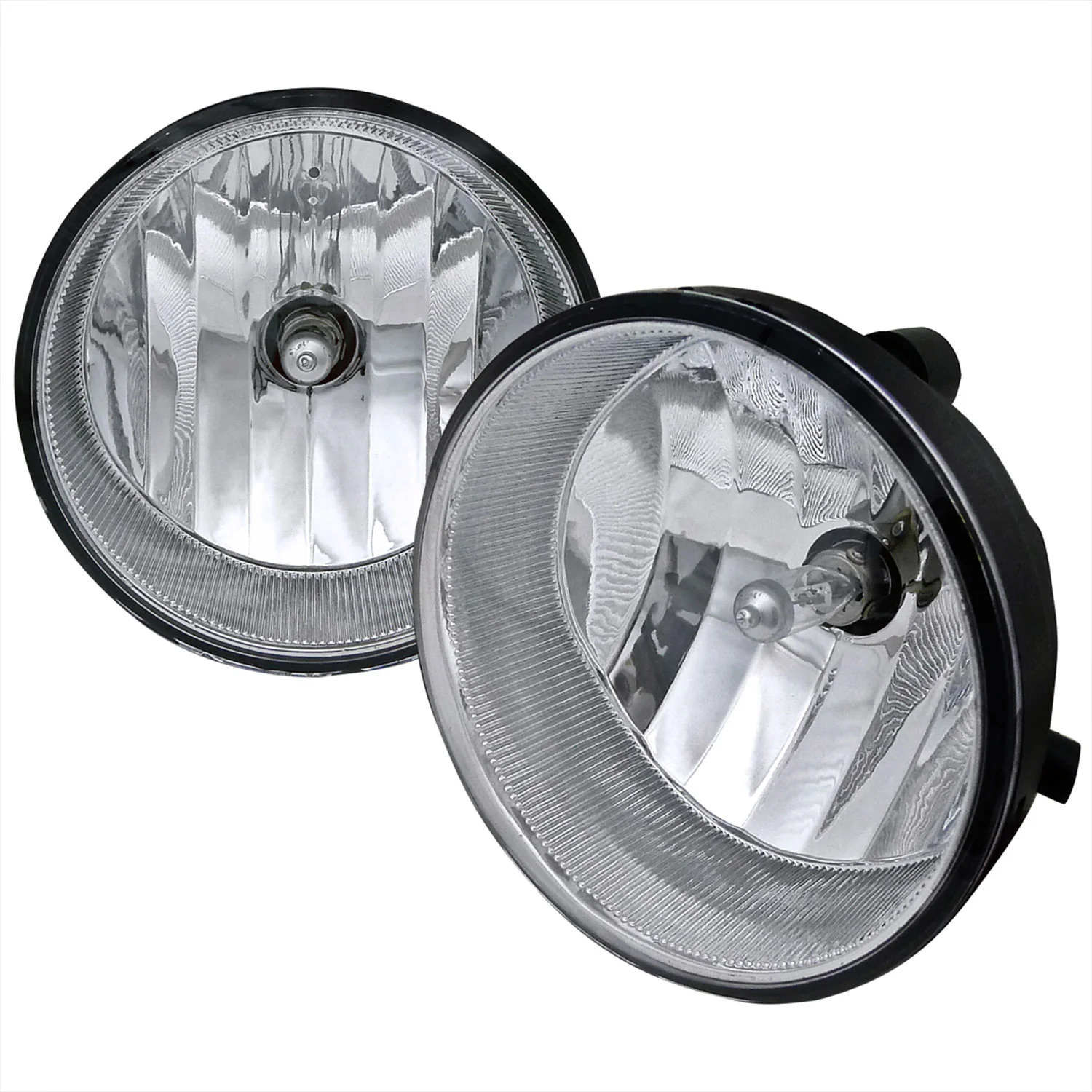 2004-2016 Toyota Sequoia/Tundra/Tacoma/Solara H10 Fog Lights Kit Chrome/Clear