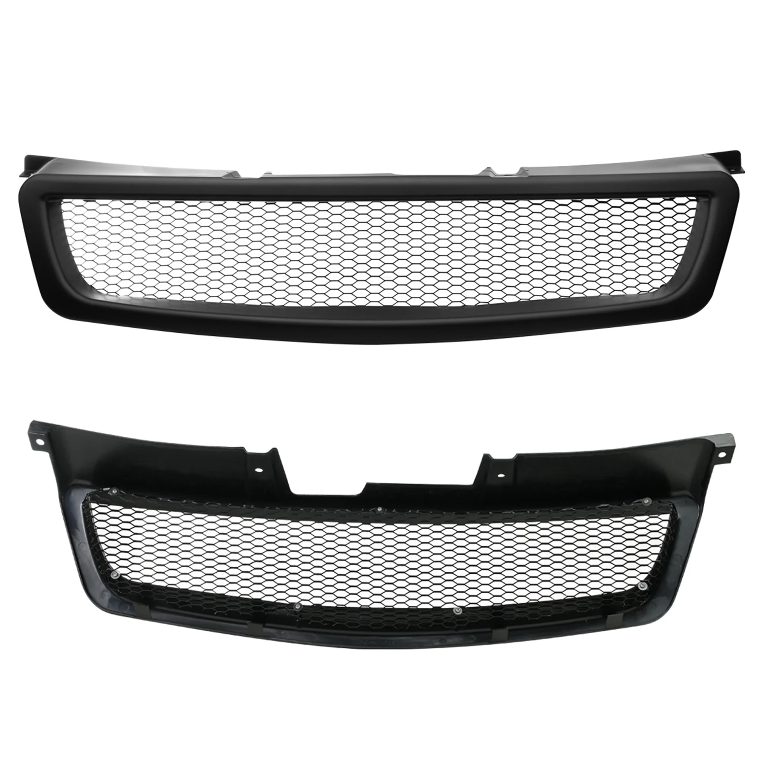 2005-2006 Nissan Altima Matte Black ABS Mesh Grille - Image 9
