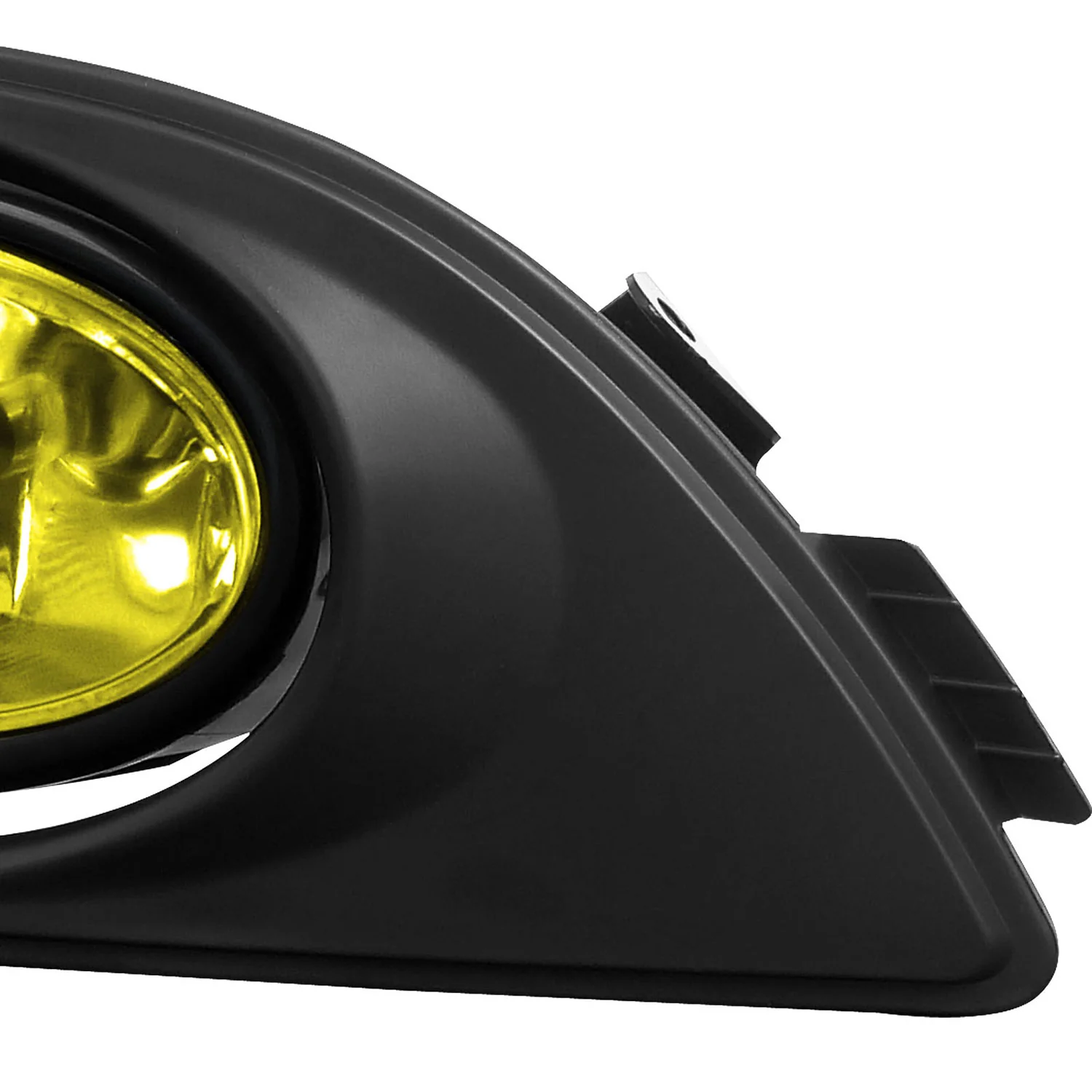 2005-2007 Acura RSX H11 Fog Lights Kit Chrome Housing/Yellow Lens - Image 3