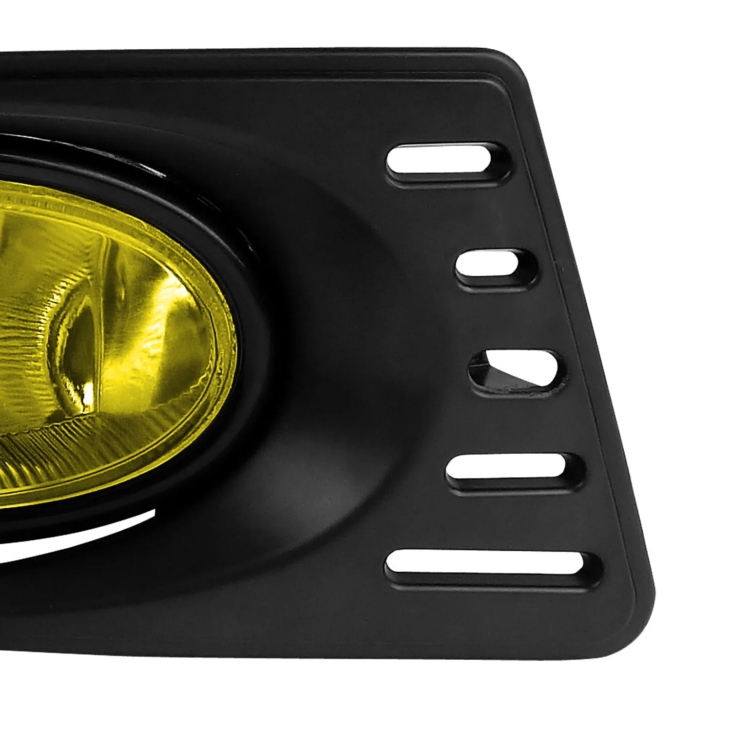 2005-2007 Acura RSX H11 Fog Lights Kit Chrome Housing/Yellow Lens - Image 4