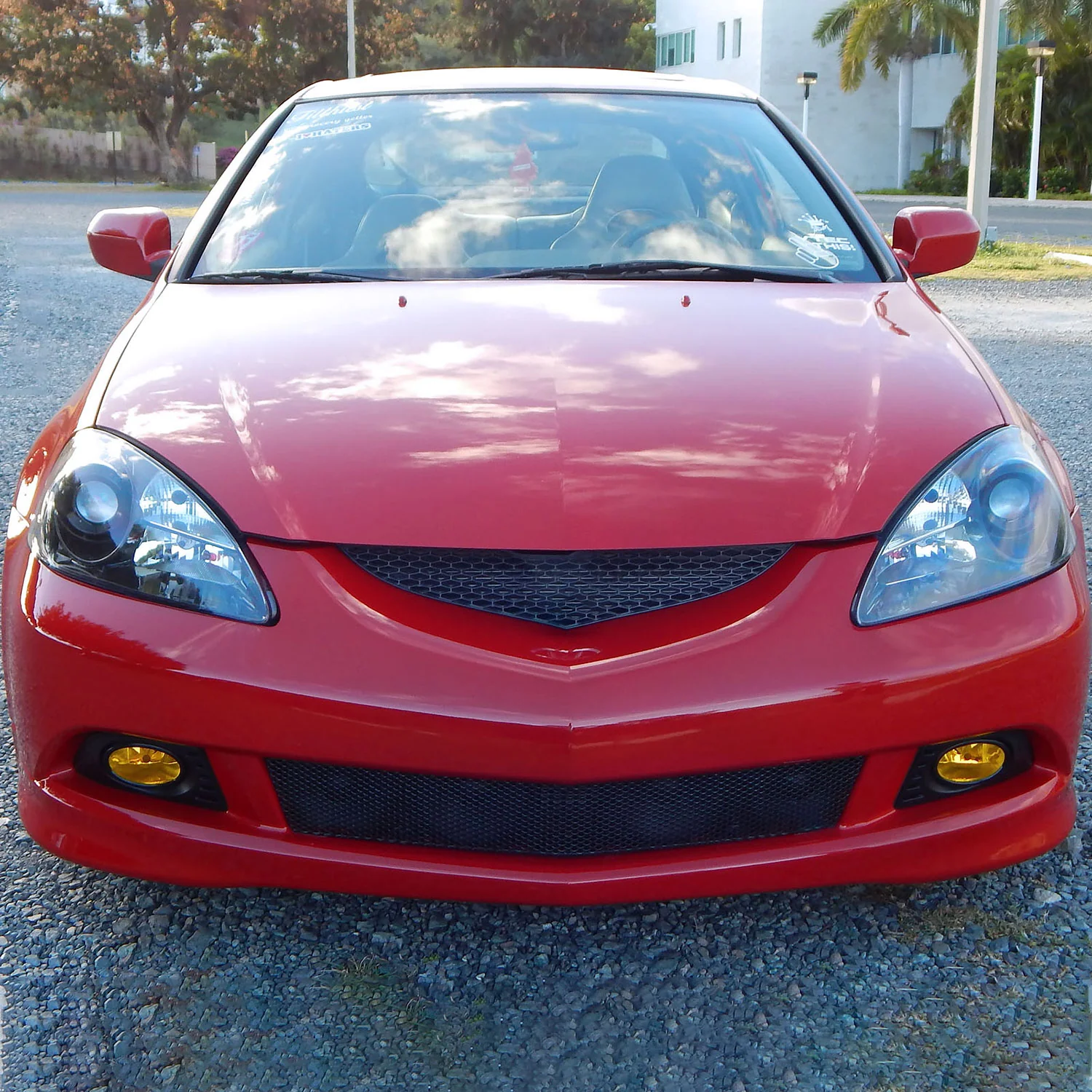 2005-2007 Acura RSX H11 Fog Lights Kit Chrome Housing/Yellow Lens - Image 9