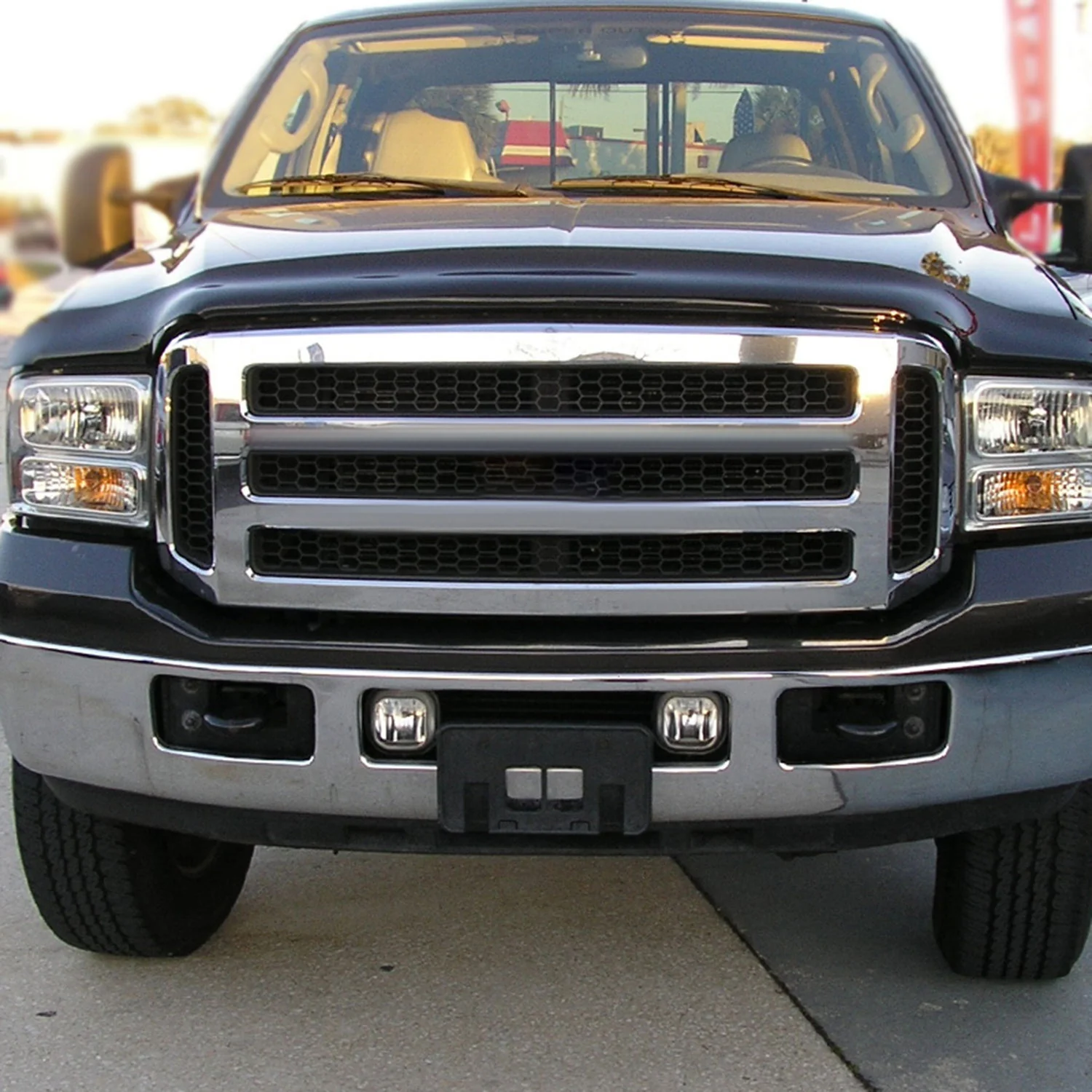 2005-2007 Ford F-250/F-350/Excursion H10 Fog Lights Chrome/Clear Lens - Image 10