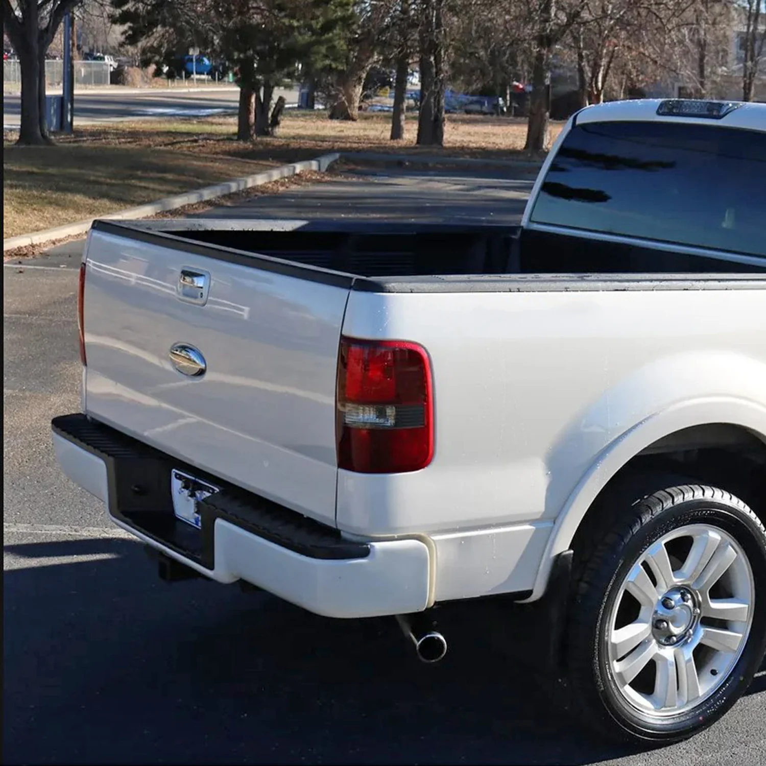 2005-2008 Ford F-150/2006-2008 Lincoln Mark LT Black ABS Tailgate Cap Cover - Image 10