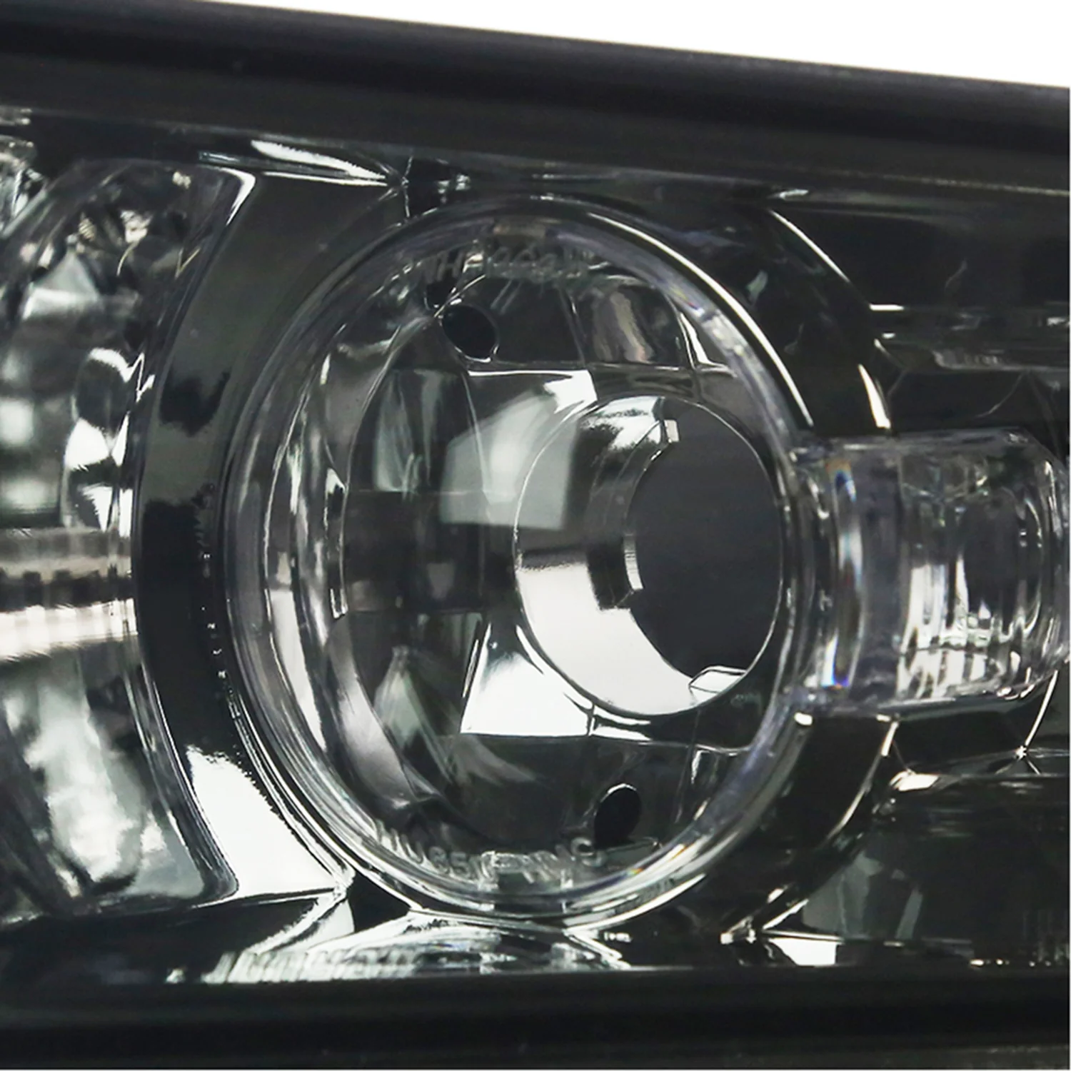 2005-2009 Ford Mustang Factory Style Bumper Lights Chrome Housing/Smoke Lens - Image 2