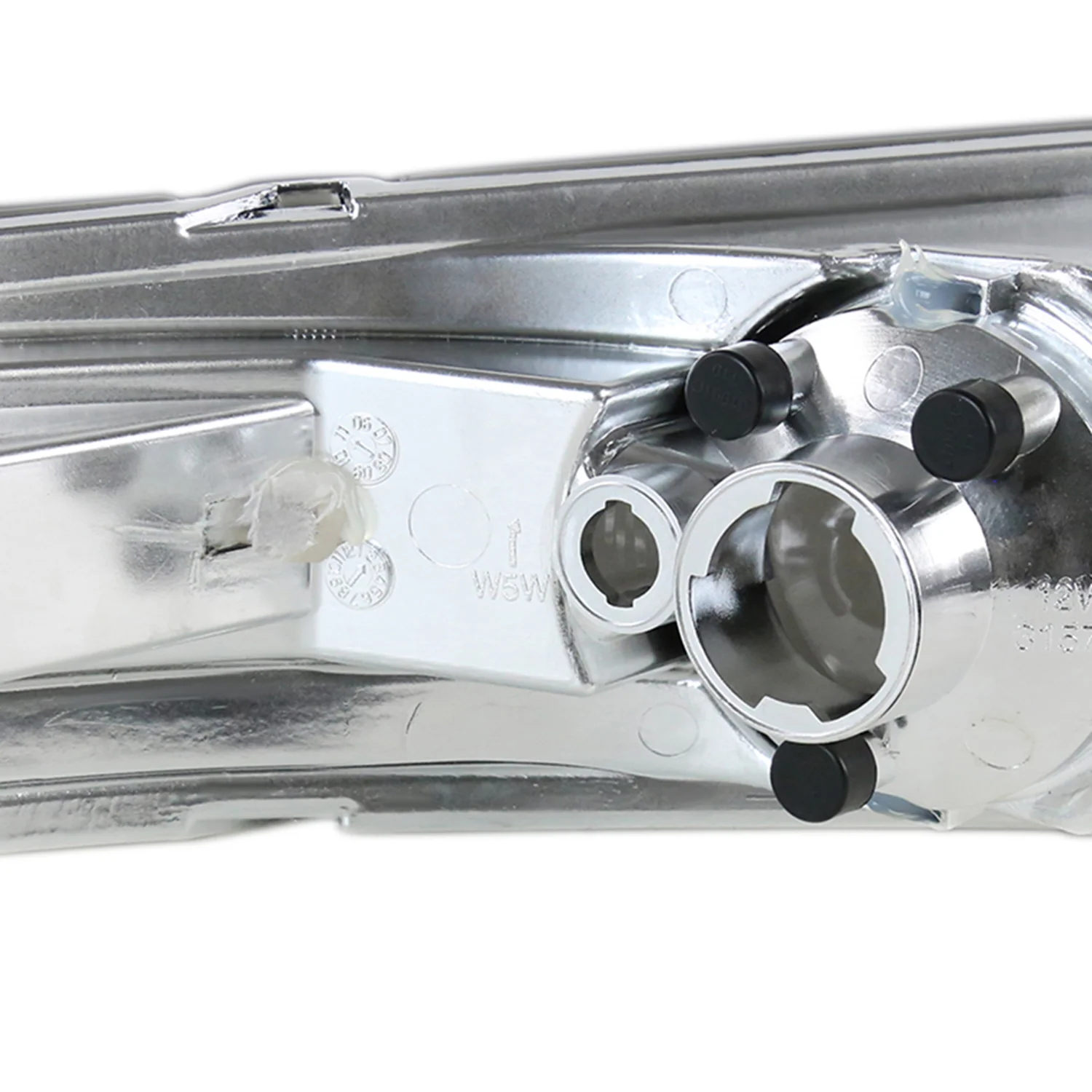 2005-2009 Ford Mustang Factory Style Bumper Lights Chrome Housing/Smoke Lens - Image 7