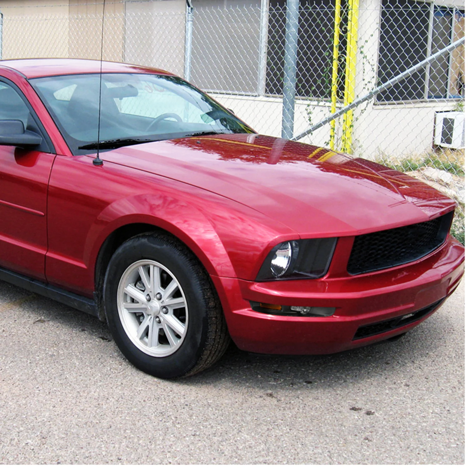 2005-2009 Ford Mustang Factory Style Bumper Lights Matte Black/Clear Lens - Image 10