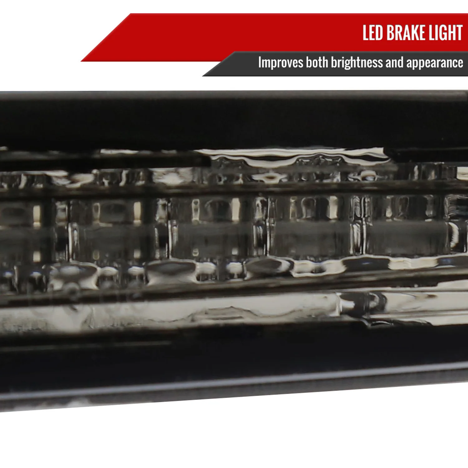 2005-2009 Ford Mustang LED 3rd Brake Tail Light Chrome Housing/Smoke Lens - Image 4