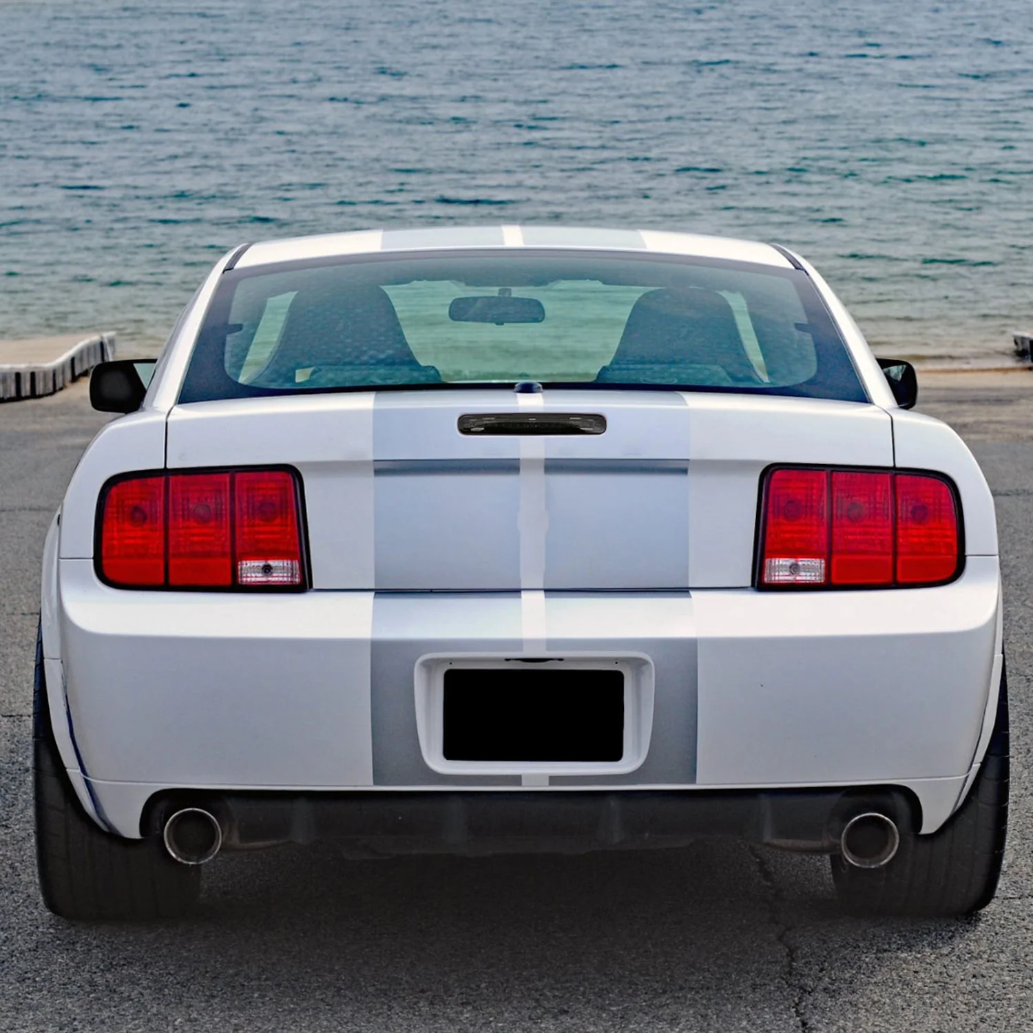 2005-2009 Ford Mustang LED 3rd Brake Tail Light Chrome Housing/Smoke Lens - Image 9