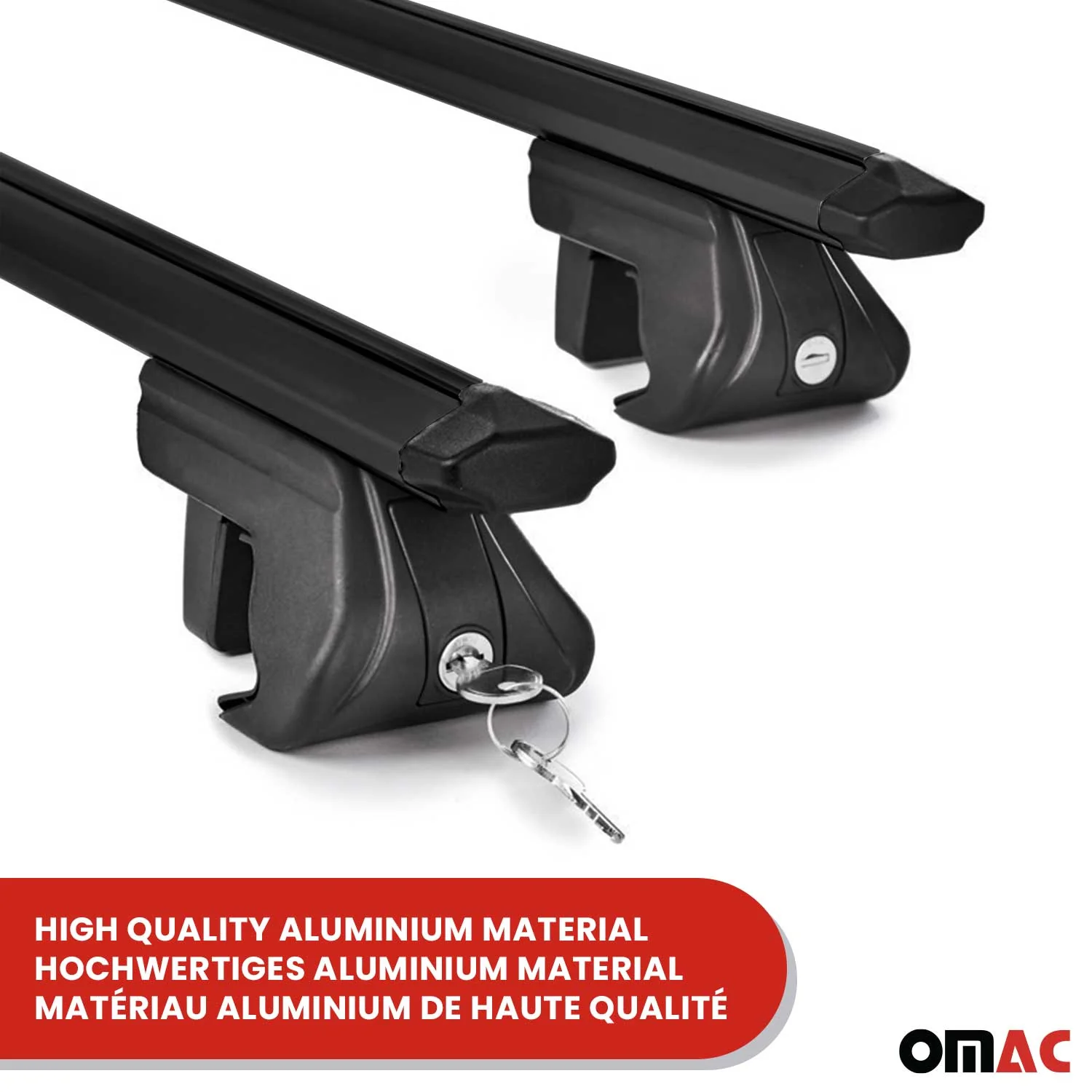 2005-2010 Chrysler 300C Wagon Roof Rack Cross Bars Black - Image 11