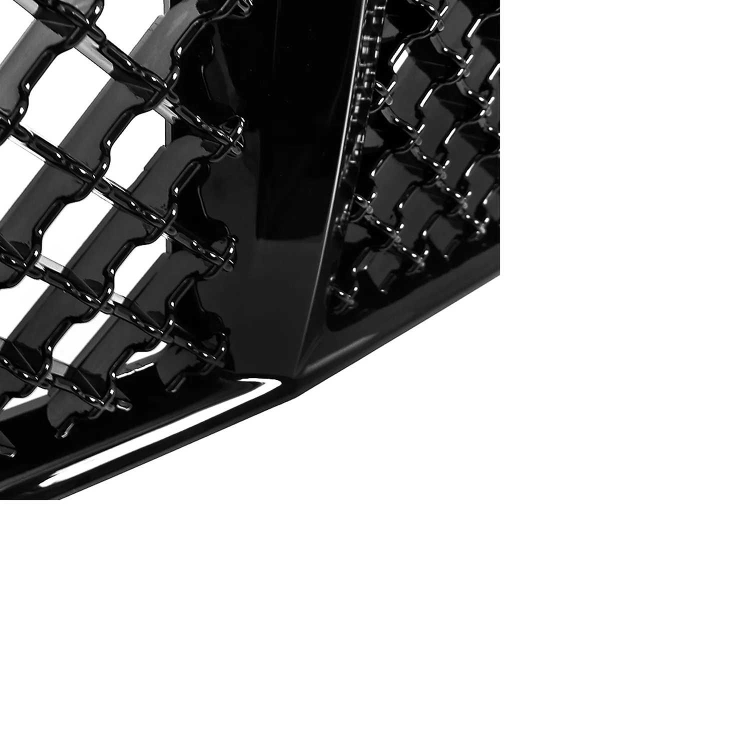 2005-2010 Dodge Charger Black ABS Front Hood Grille - Image 5