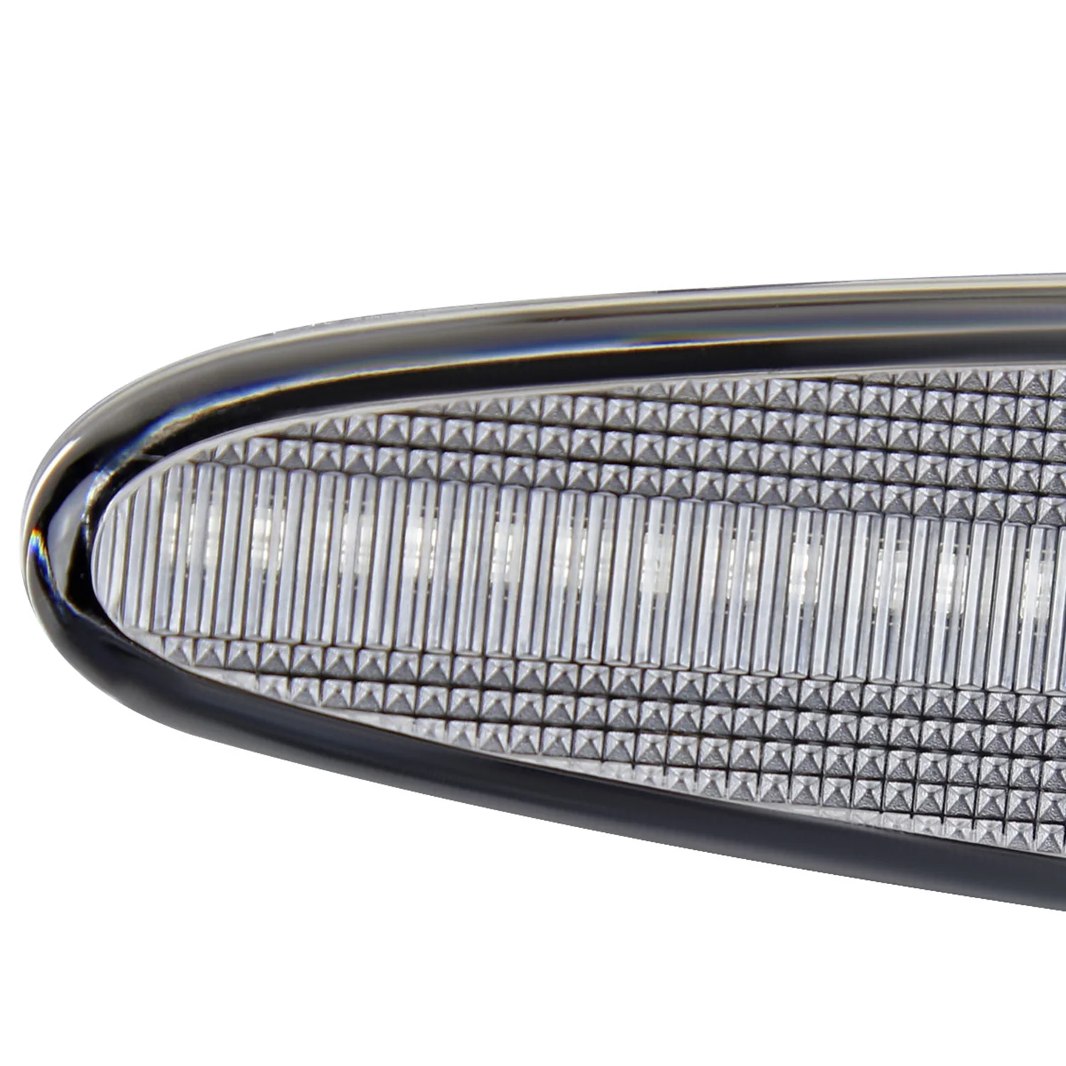 2005-2013 Chevy Corvette C6 Front & Rear LED Side Marker Lights Chrome/Clear - Image 5