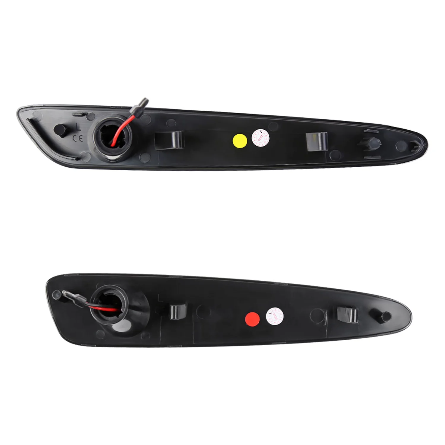 2005-2013 Chevy Corvette C6 Front & Rear LED Side Marker Lights Chrome/Clear - Image 9