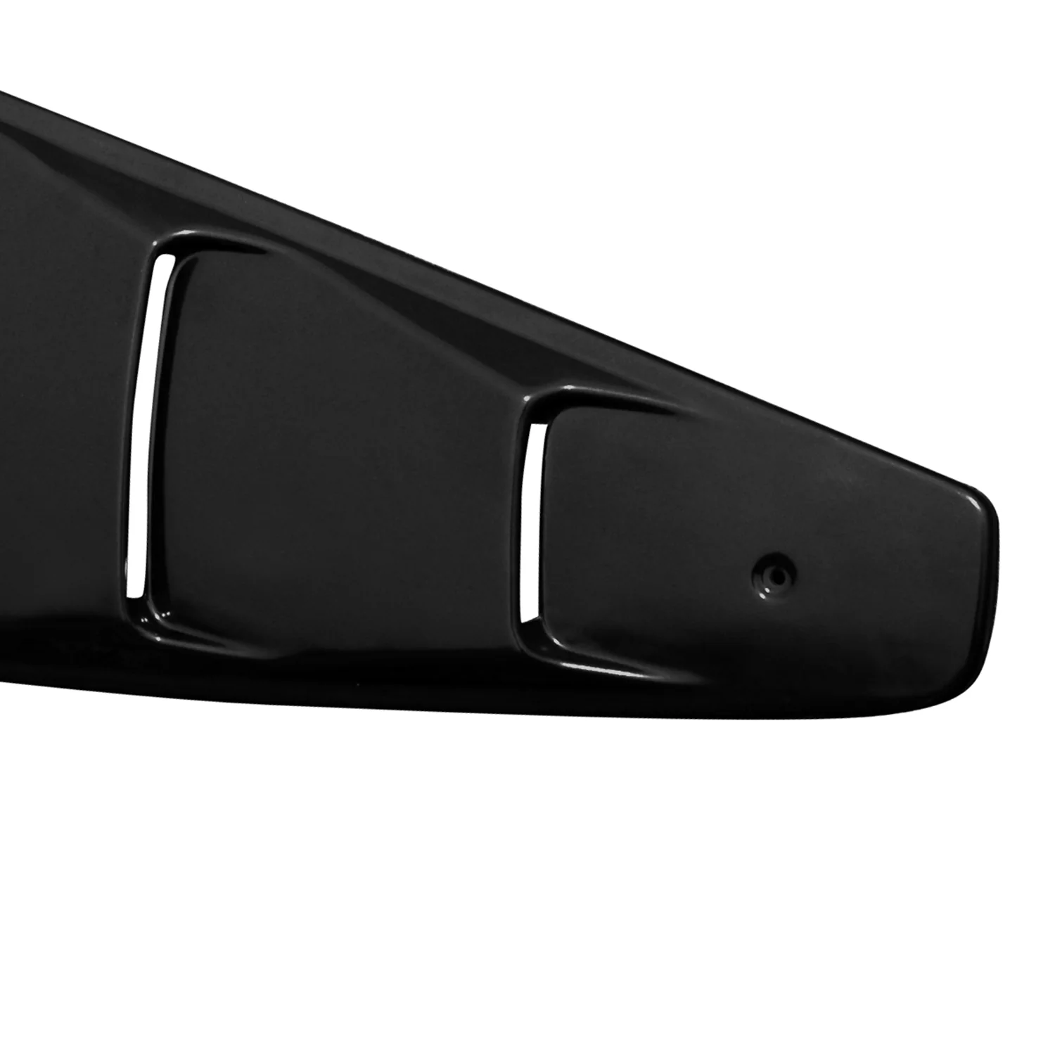 2005-2014 Ford Mustang Matte Black ABS Quarter Side Window Louvers Vent - Image 3