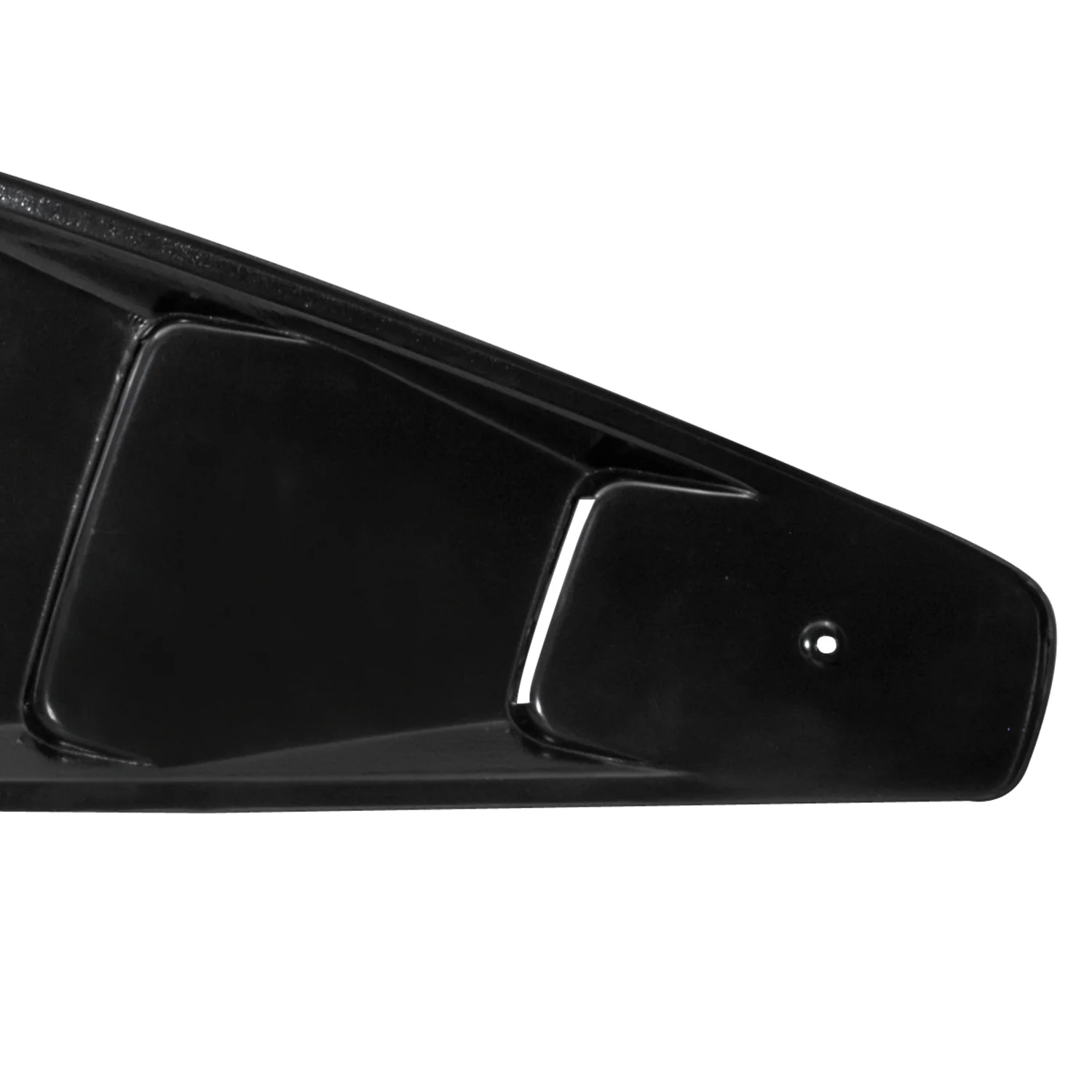 2005-2014 Ford Mustang Matte Black ABS Quarter Side Window Louvers Vent - Image 7