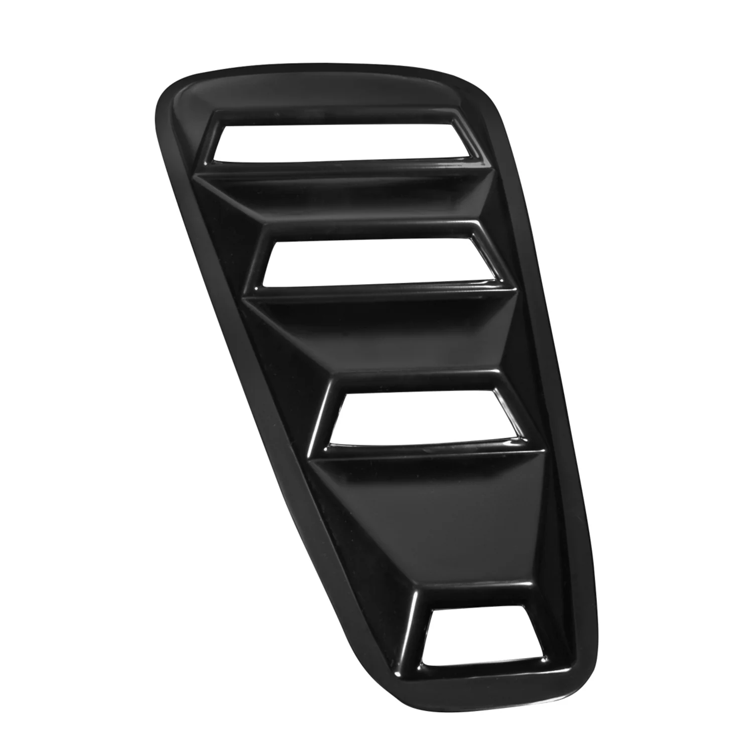 2005-2014 Ford Mustang Textured Black ABS Quarter Side Window Louvers Vent - Image 4