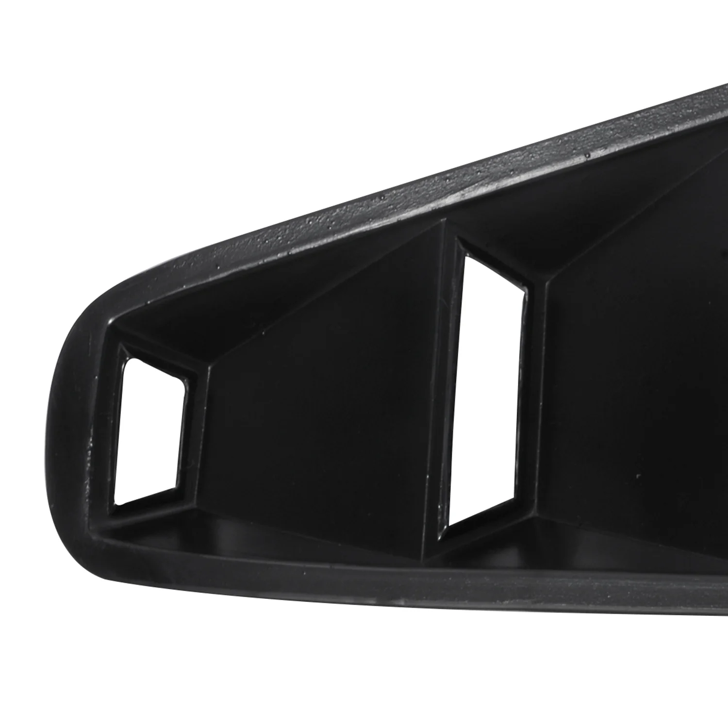 2005-2014 Ford Mustang Textured Black ABS Quarter Side Window Louvers Vent - Image 6