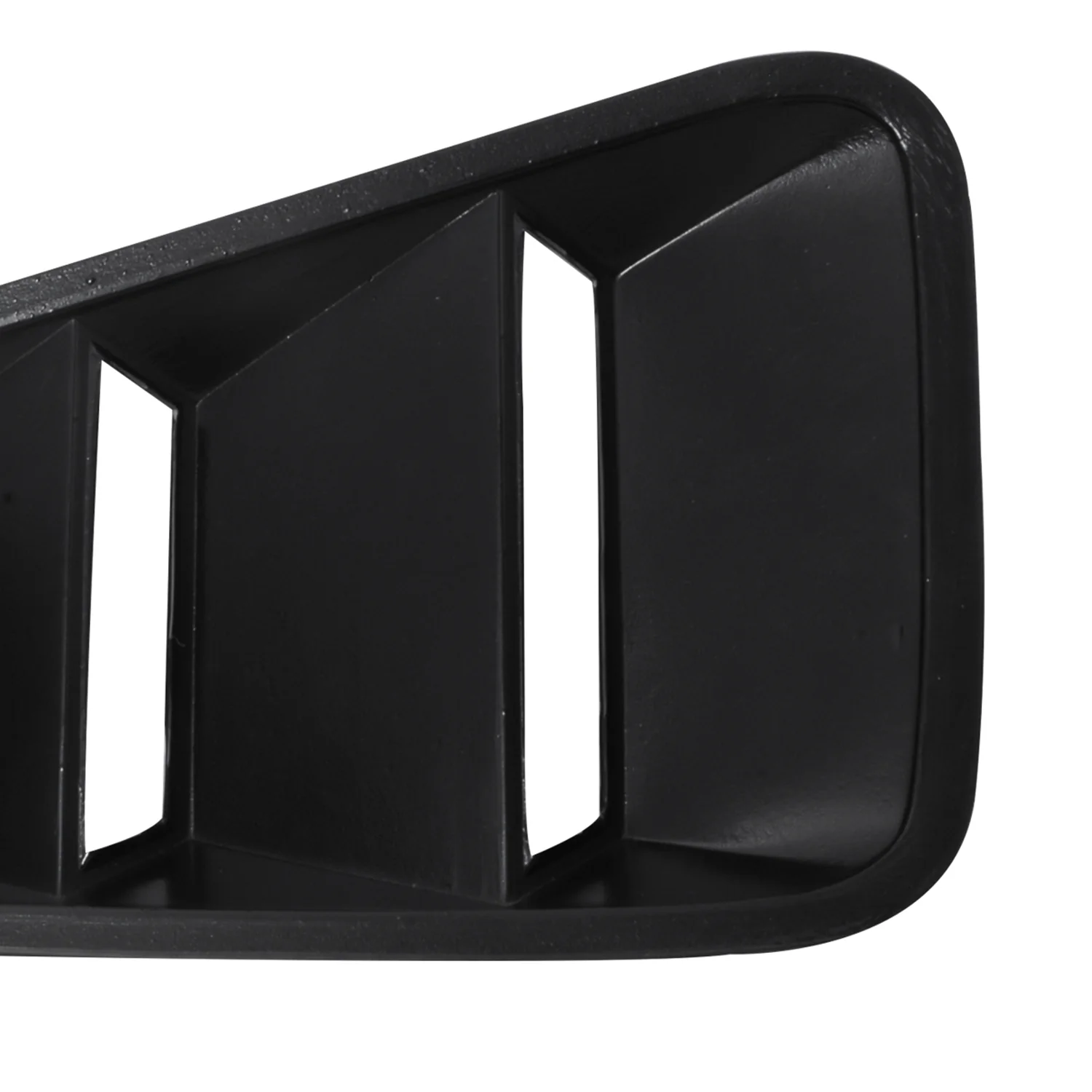 2005-2014 Ford Mustang Textured Black ABS Quarter Side Window Louvers Vent - Image 7